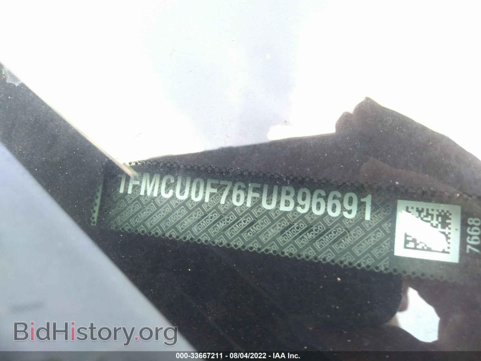 2015 FORD ESCAPE - VIN: 1FMCU0F76FUB96691 - Фото 9
