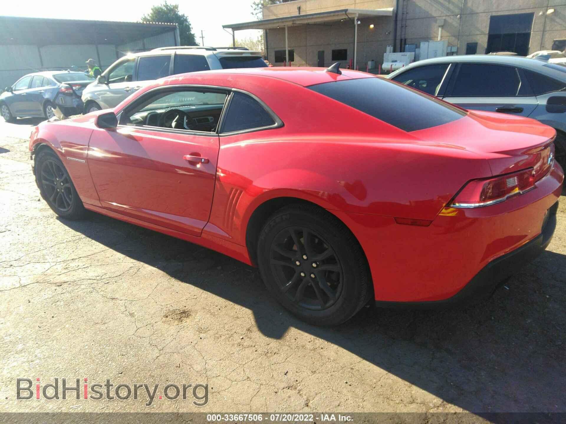 2015 CHEVROLET CAMARO - VIN: 2G1FA1E35F9307512 - Фото 3