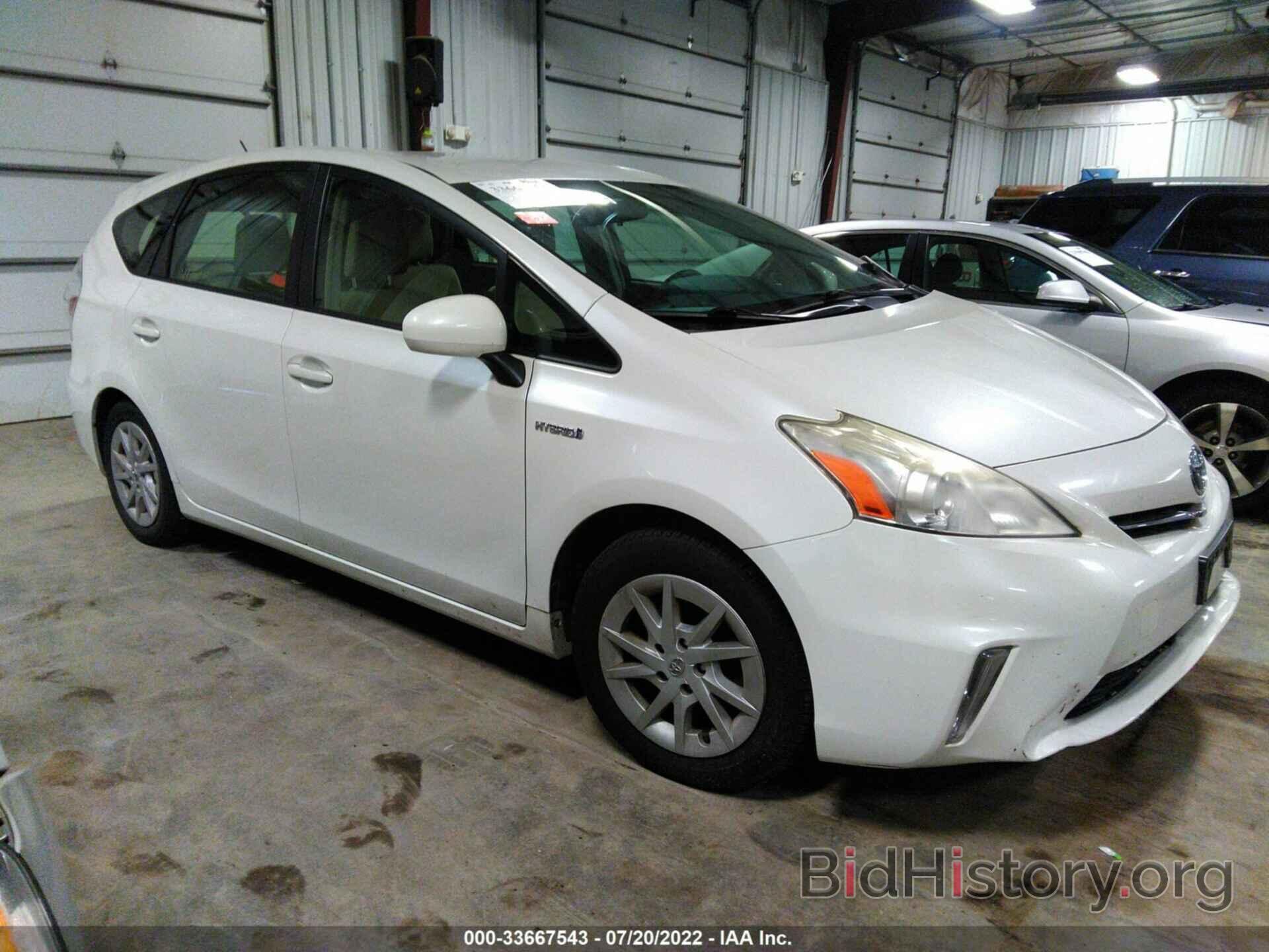 Photo JTDZN3EU2C3098747 - TOYOTA PRIUS V 2012