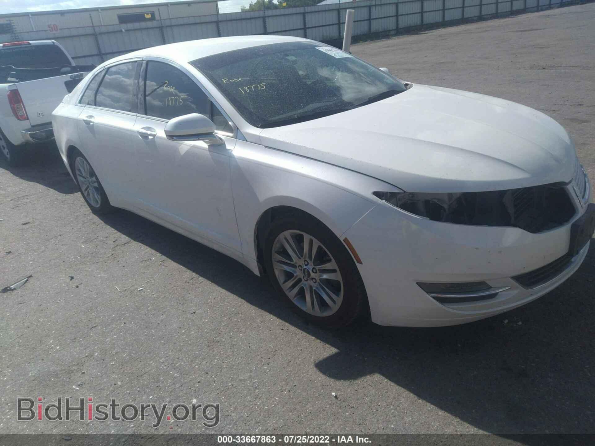 Photo 3LN6L2LU8DR807380 - LINCOLN MKZ 2013