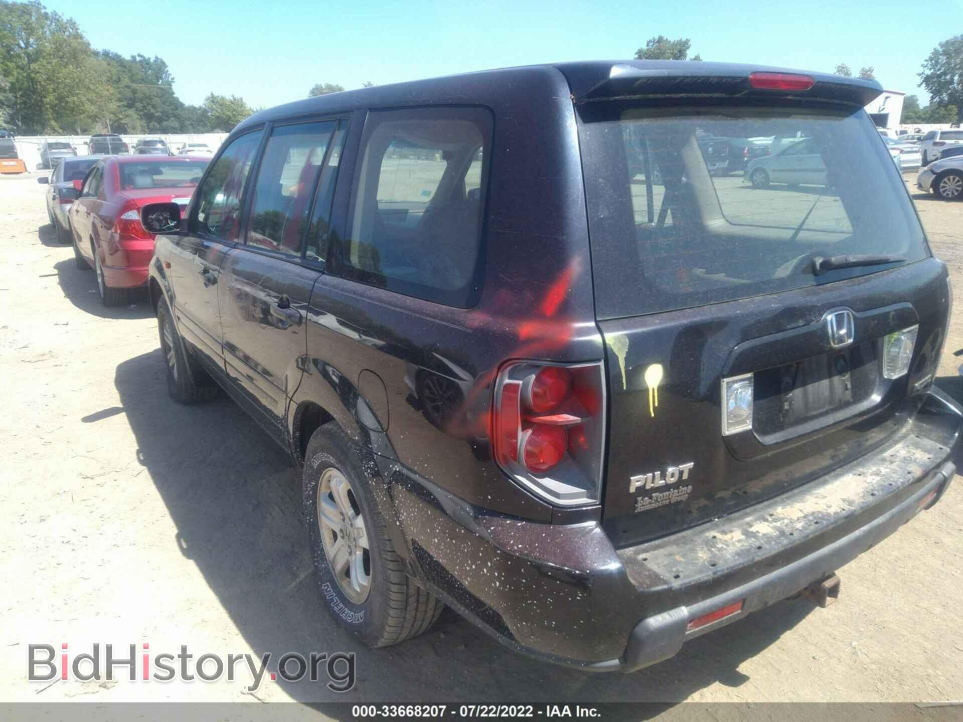 2006 HONDA PILOT - VIN: 2HKYF18106H514818 - Фото 3