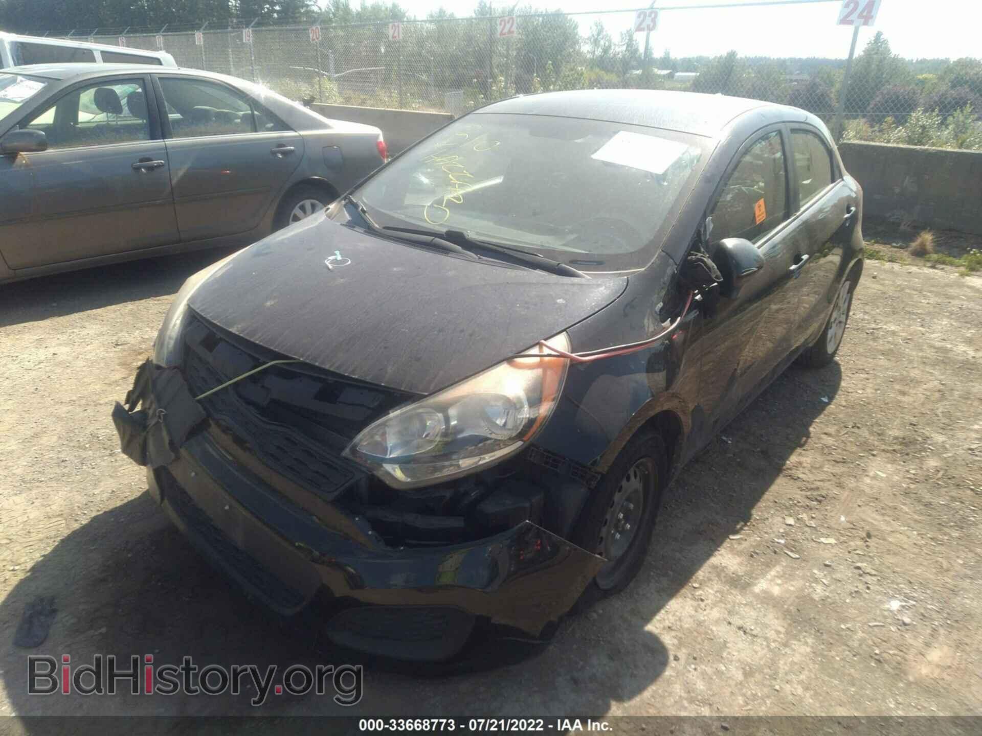 2012 KIA RIO - VIN: KNADM5A32C6082811 - Фото 2