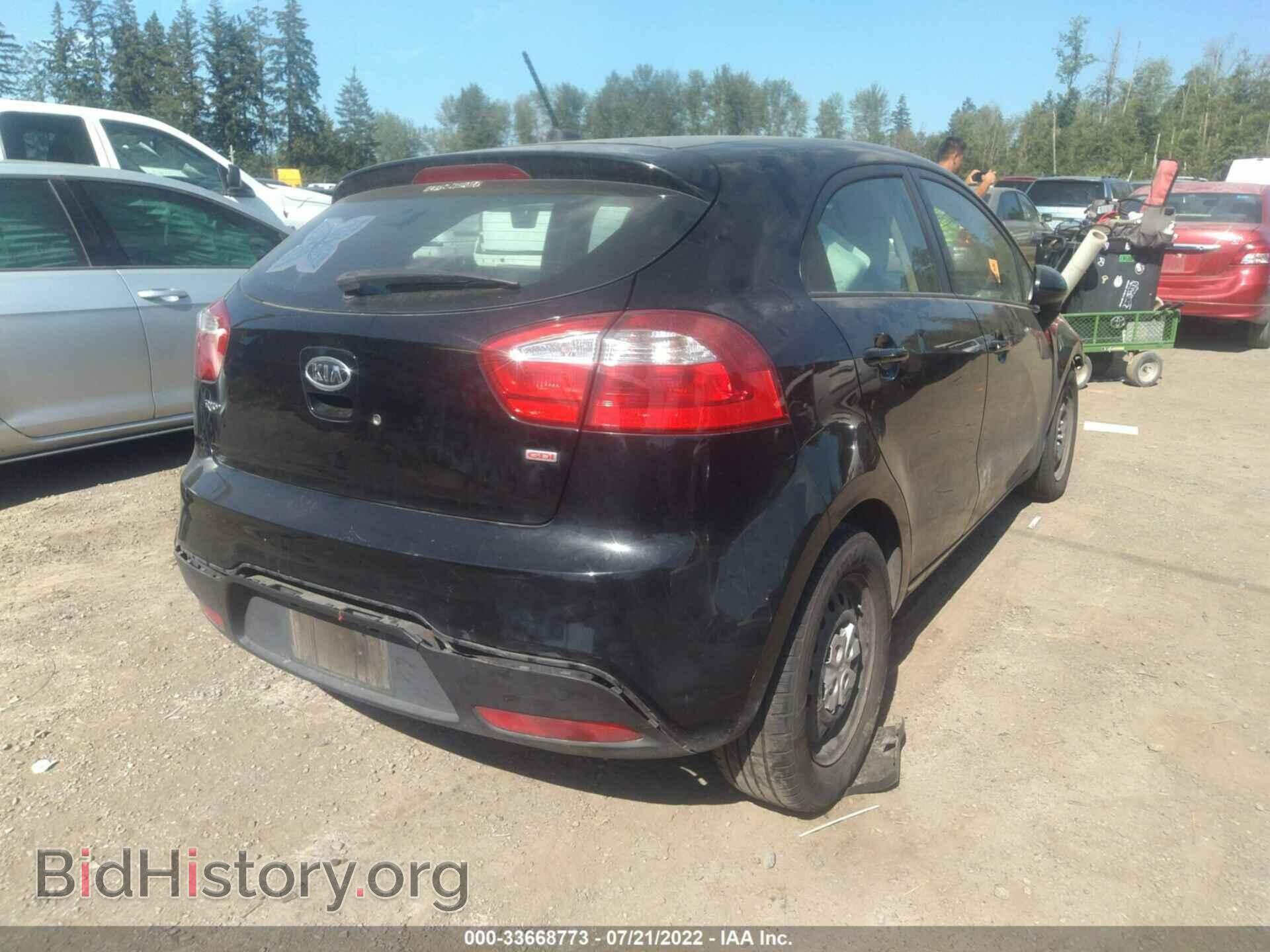 2012 KIA RIO - VIN: KNADM5A32C6082811 - Фото 4