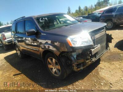 2014 Honda PILOT Touring, gray — VIN 5FNYF4H90EB017739, IAAI