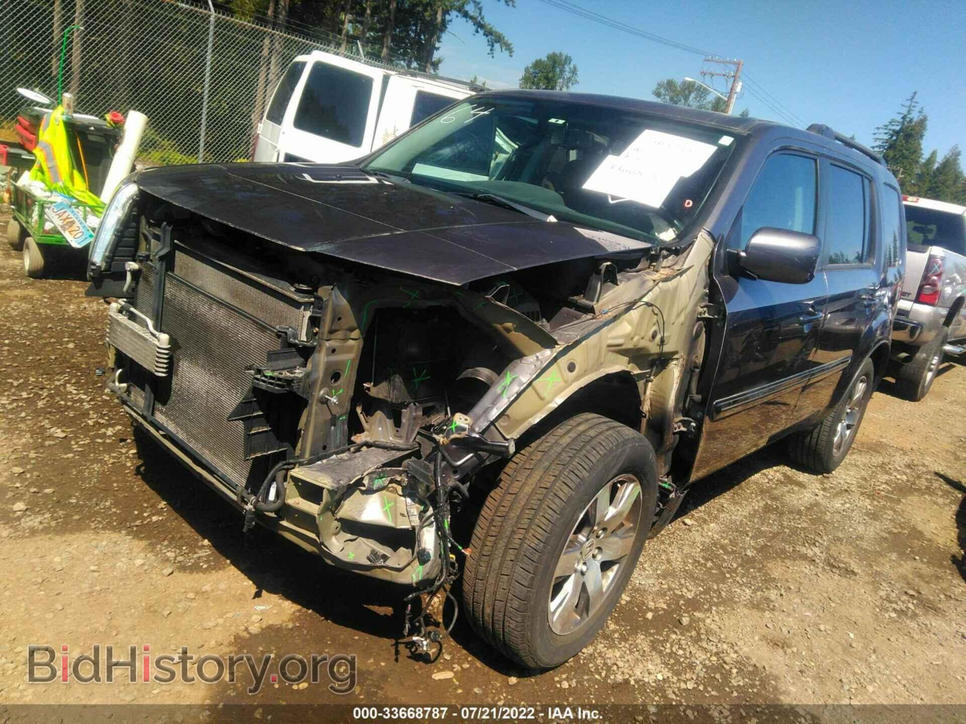 2014 HONDA PILOT - VIN: 5FNYF4H90EB017739 - Фото 2