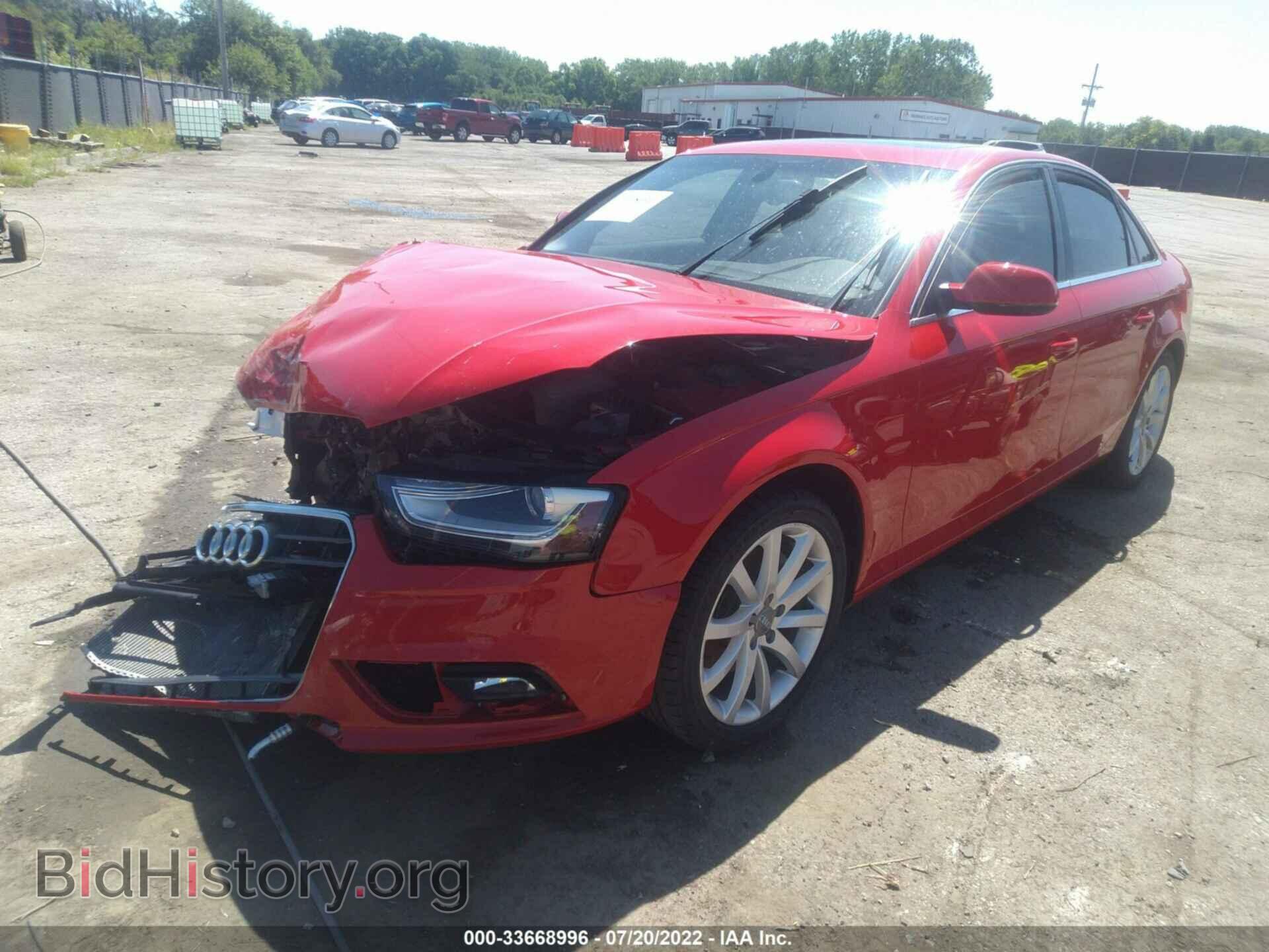 2013 AUDI A4 - VIN: WAUFFAFL0DN044425 - Фото 2