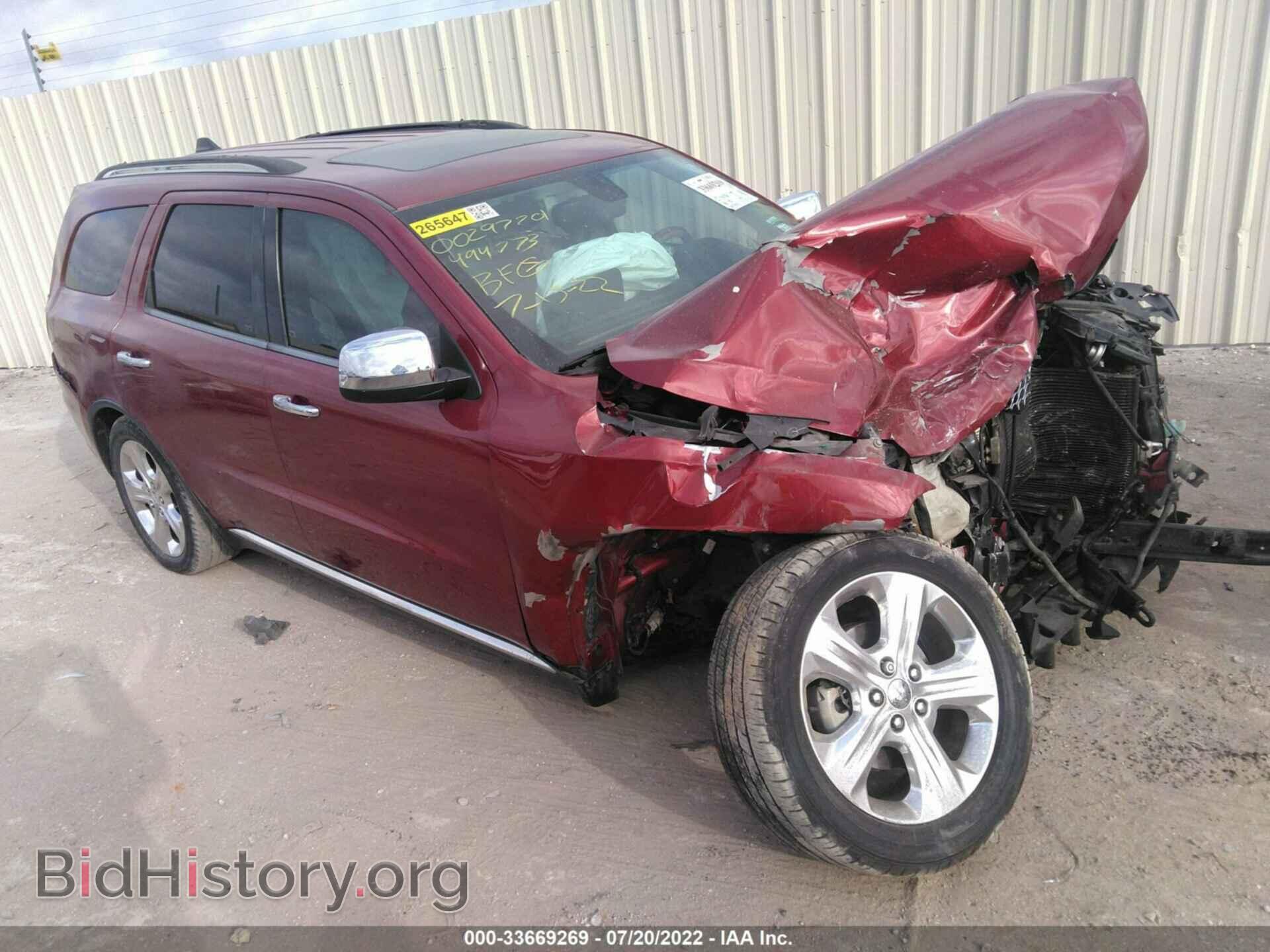 Photo 1C4RDHAG7EC494773 - DODGE DURANGO 2014