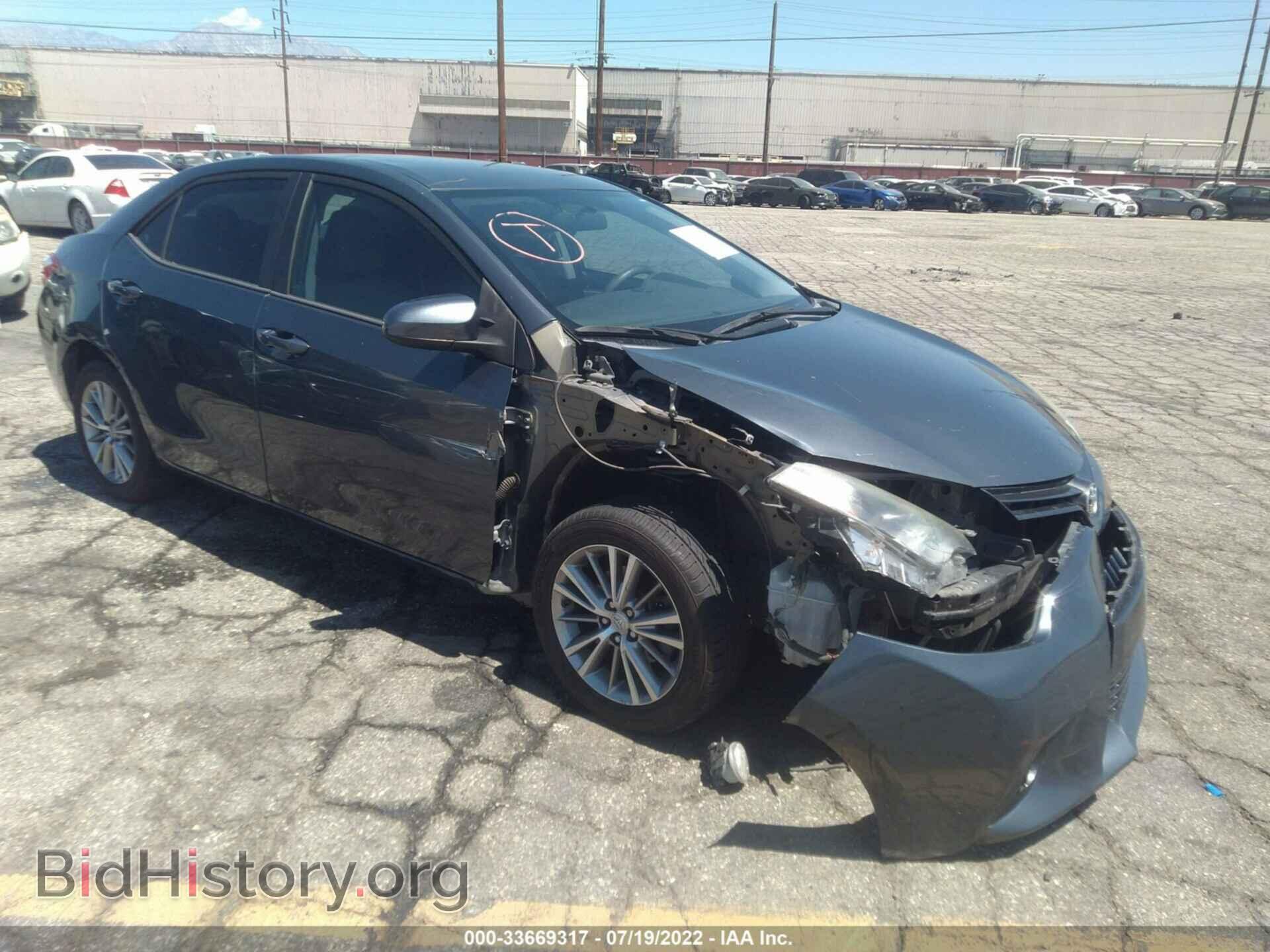Фотография 5YFBURHE5FP249149 - TOYOTA COROLLA 2015