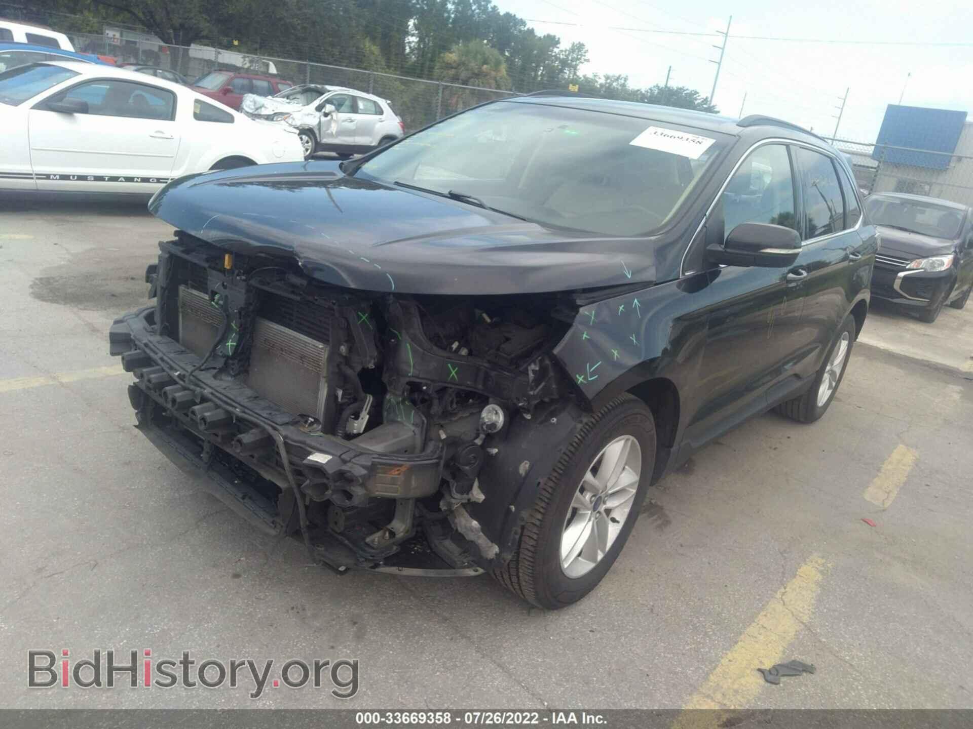 2015 FORD EDGE - VIN: 2FMTK4J83FBB09896 - Фото 2
