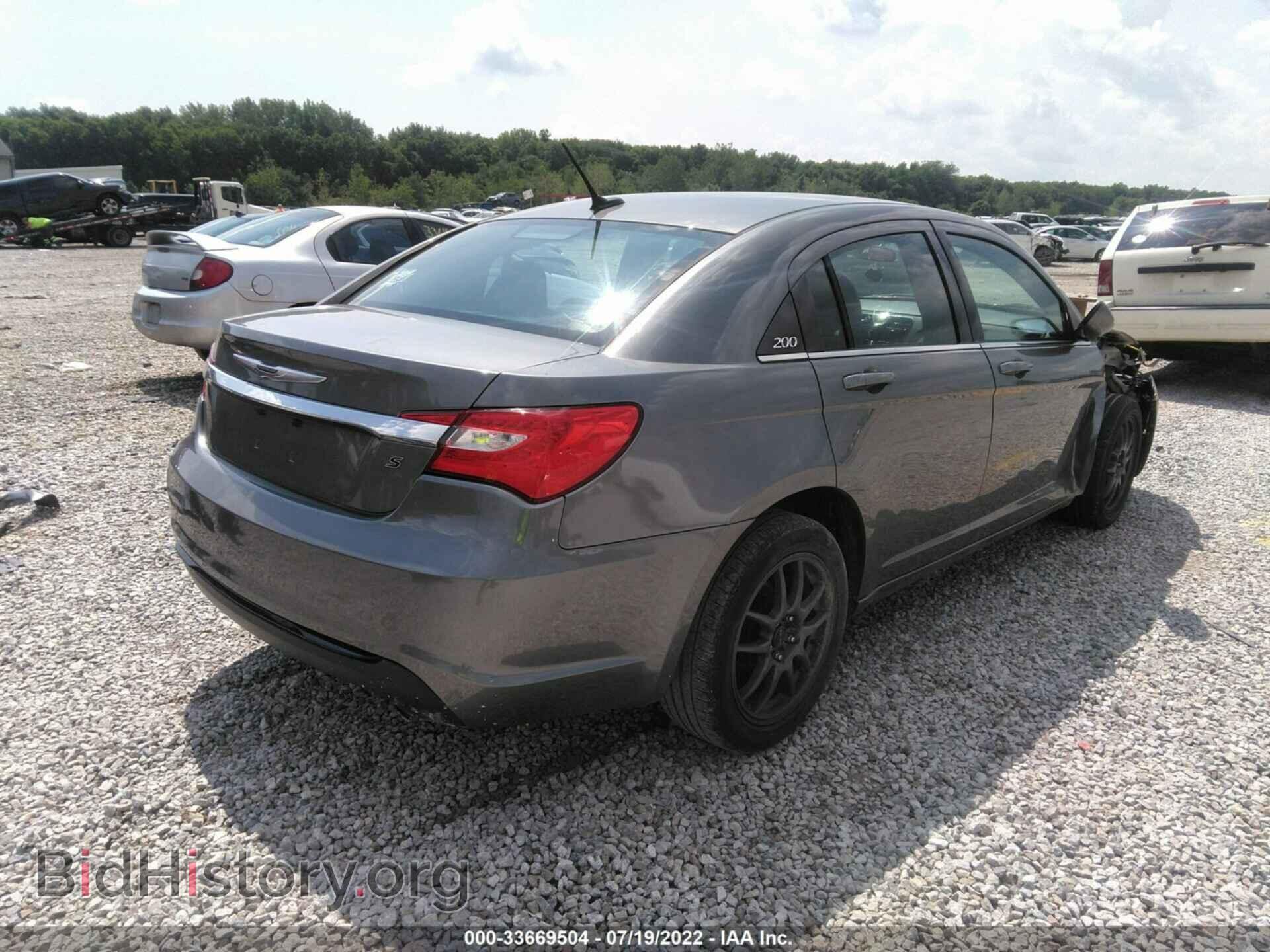 2012 CHRYSLER 200 - VIN: 1C3CCBBGXCN263697 - Фото 4