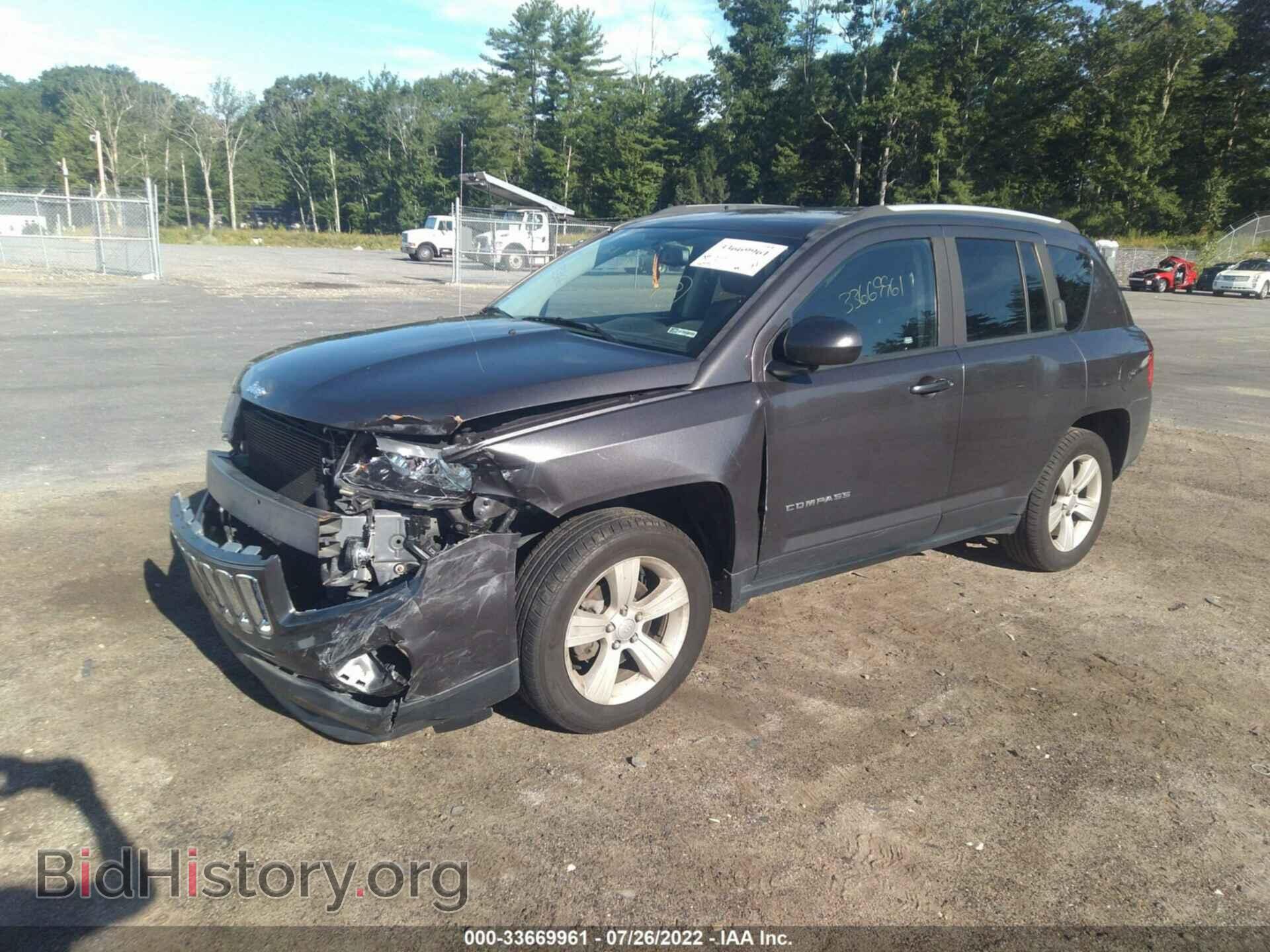 2016 JEEP COMPASS - VIN: 1C4NJDEB1GD779240 - Фото 2