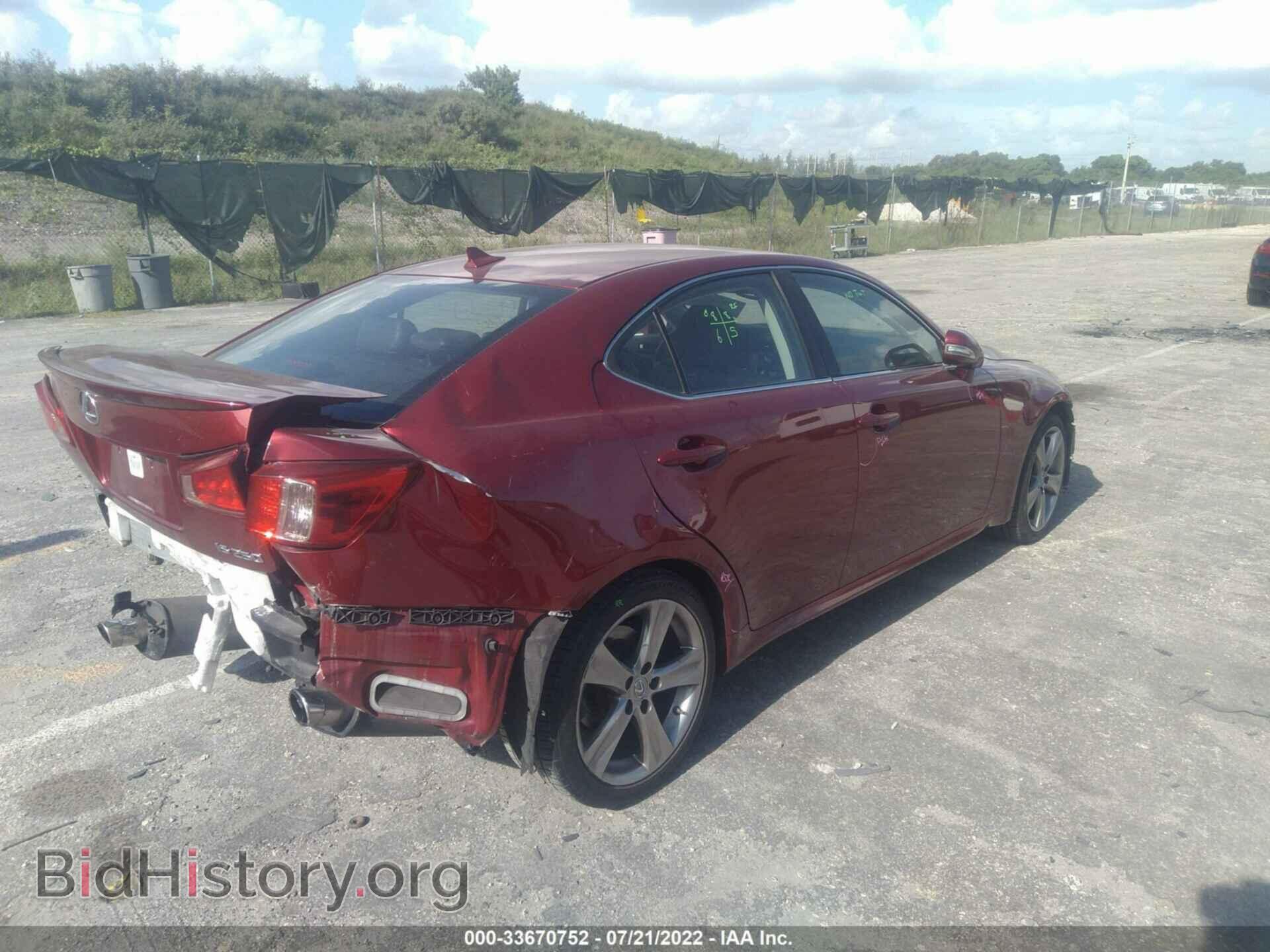 2011 LEXUS IS 250 - VIN: JTHBF5C23B2100603 - Фото 4