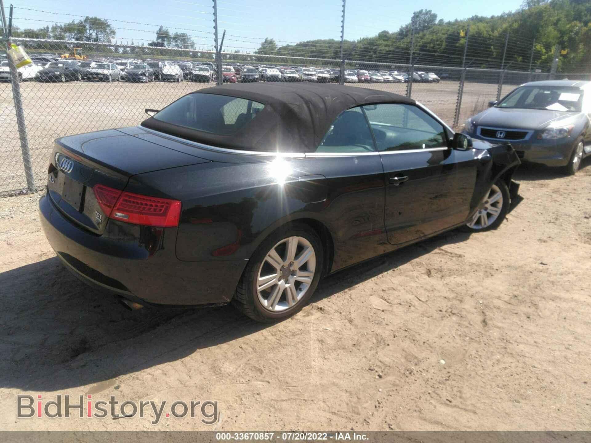 2013 AUDI A5 - VIN: WAULFAFH4DN011295 - Photo 4