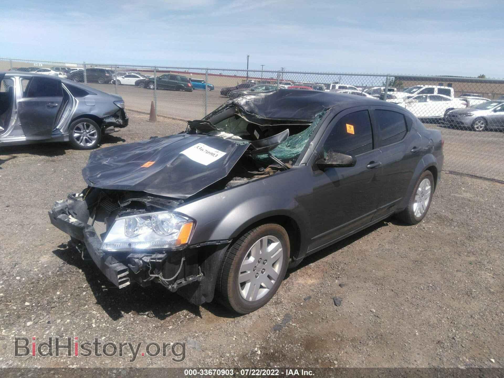 2012 DODGE AVENGER - VIN: 1C3CDZAB4CN322562 - Photo 2