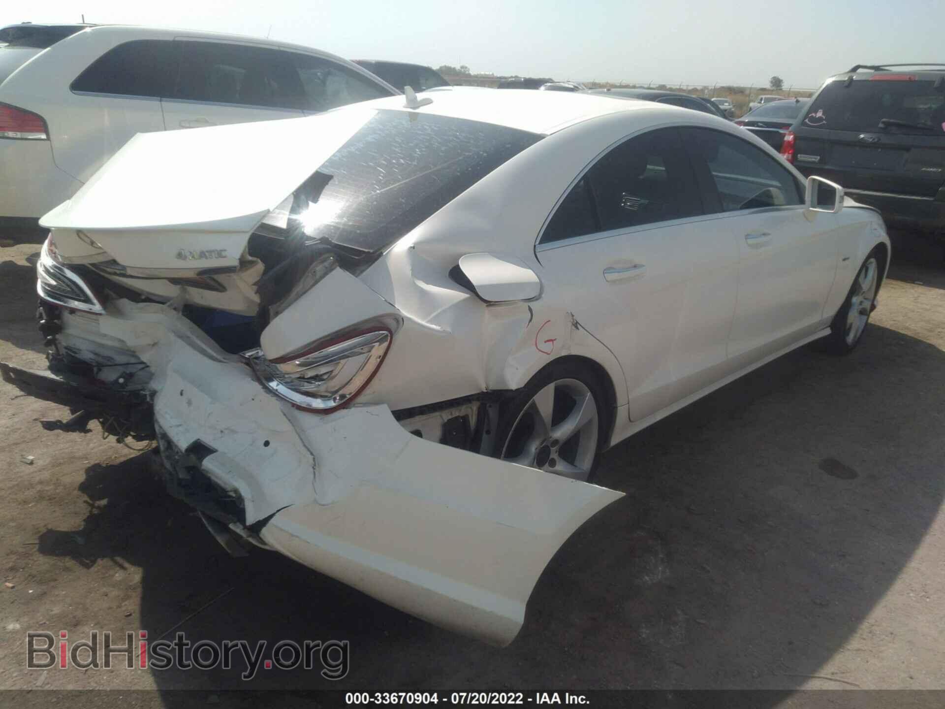 2012 MERCEDES-BENZ CLS-CLASS - VIN: WDDLJ9BB4CA049736 - Фото 4