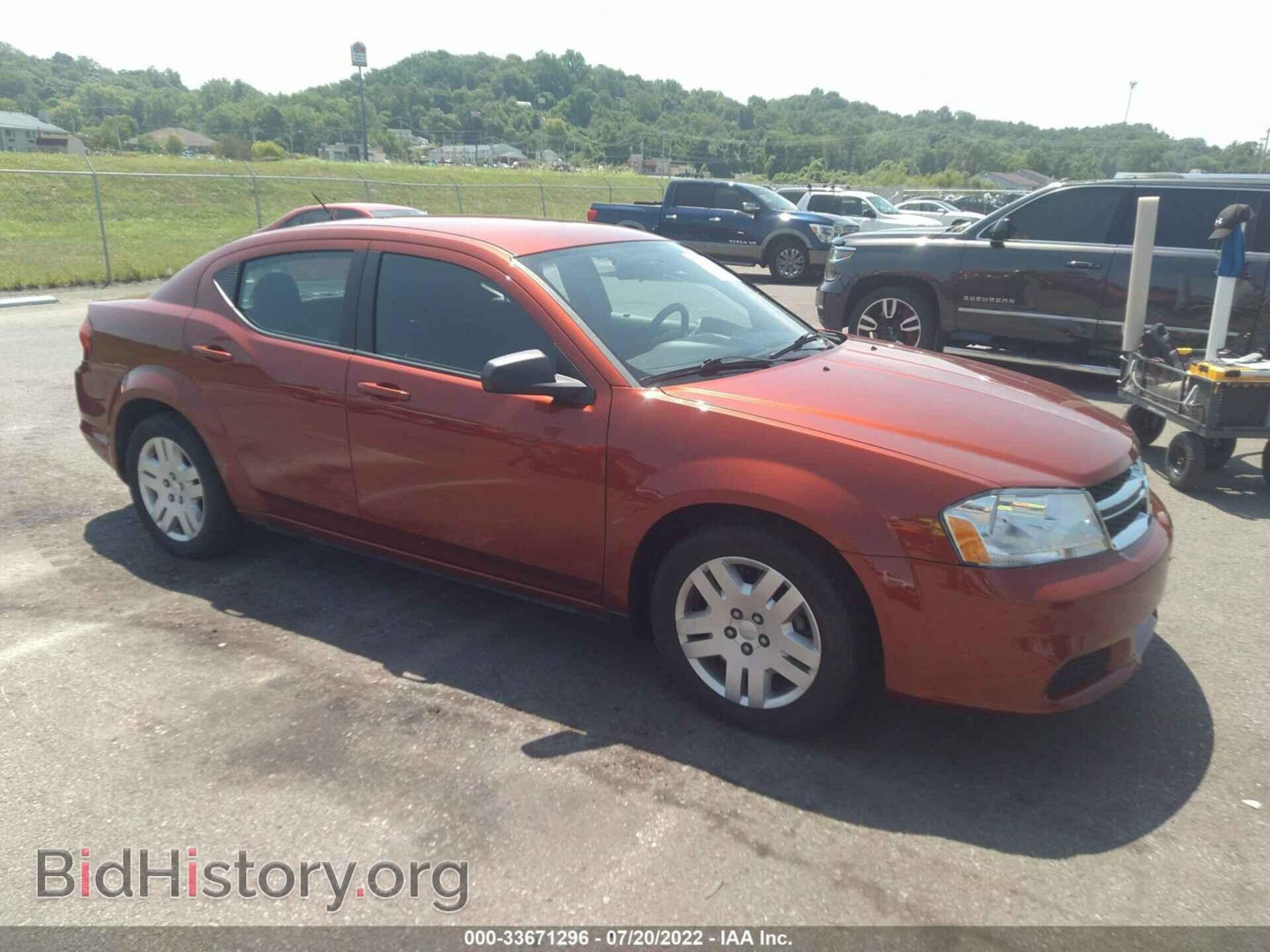 Photo 1C3CDZAB9CN265985 - DODGE AVENGER 2012