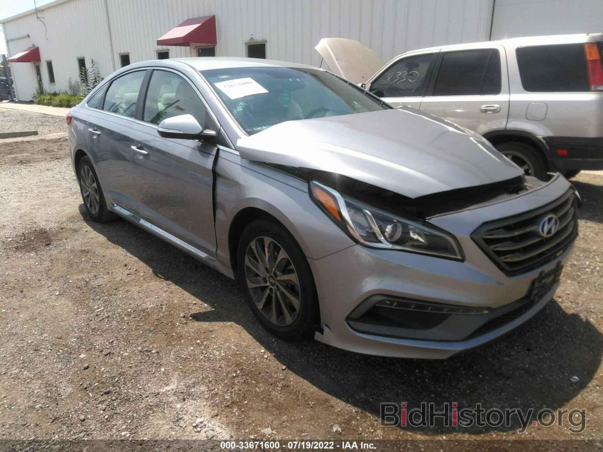 Photo 5NPE34AFXFH250364 - HYUNDAI SONATA 2015