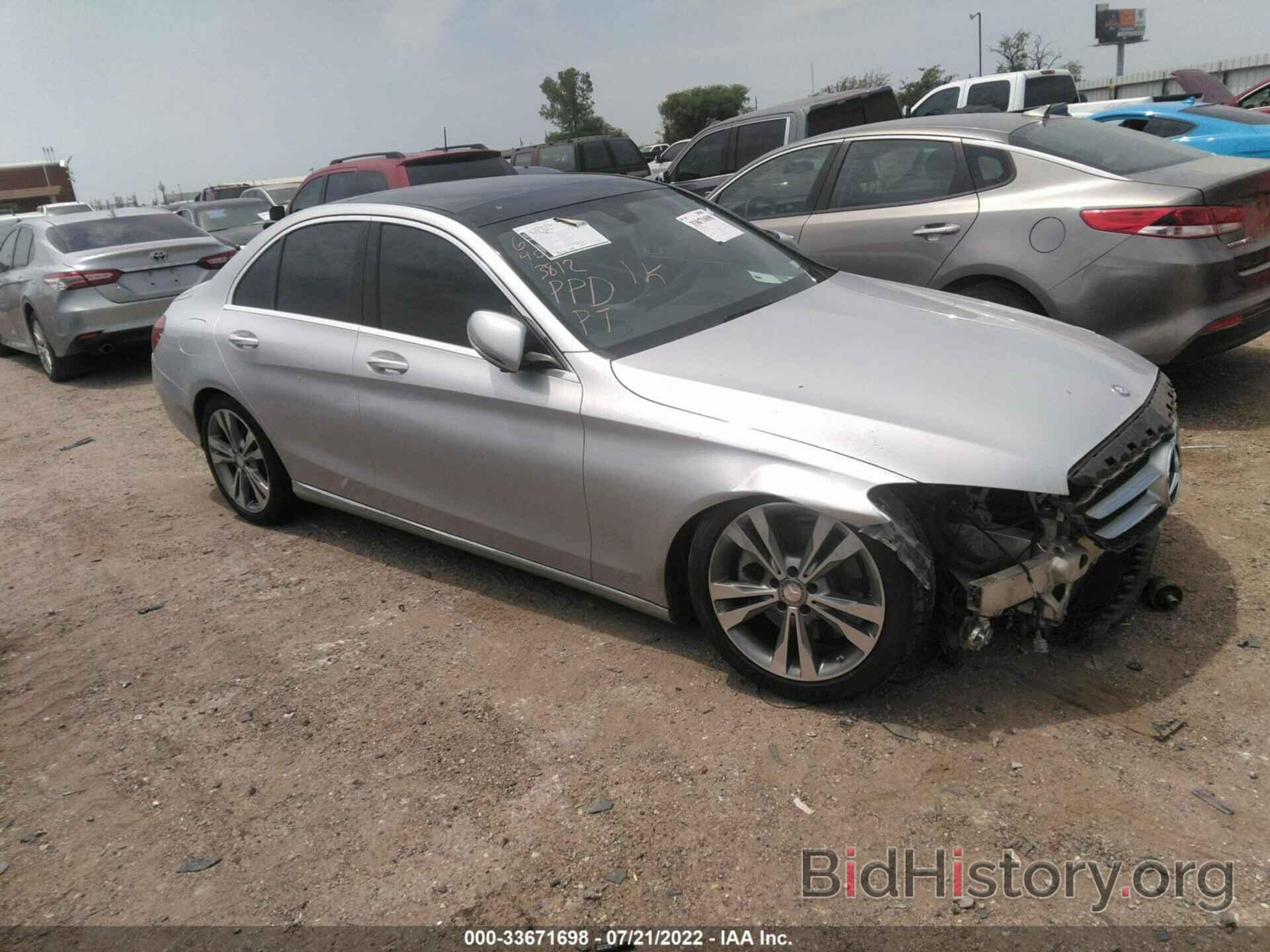 Photo 55SWF4JB7GU113812 - MERCEDES-BENZ C-CLASS 2016