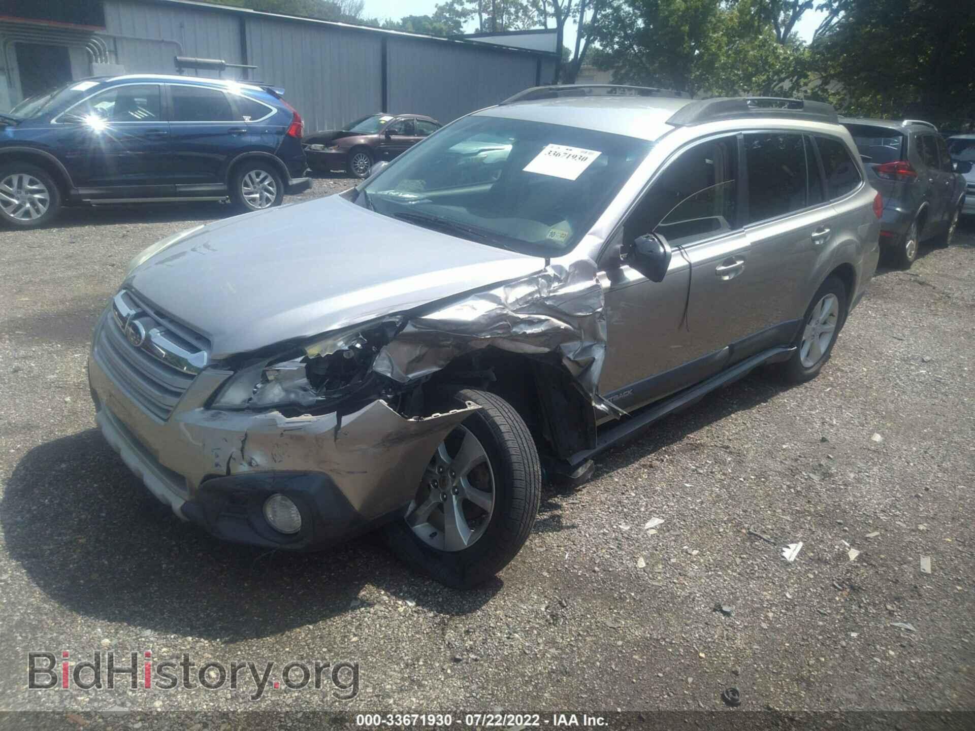 2014 SUBARU OUTBACK - VIN: 4S4BRCCC3E3227853 - Фото 2
