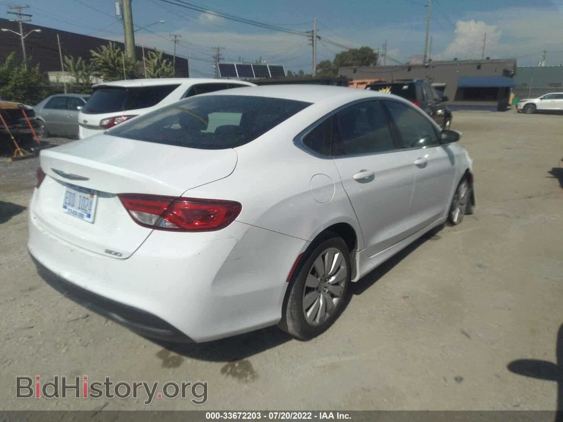 2015 CHRYSLER 200 - VIN: 1C3CCCFB0FN682103 - Фото 4