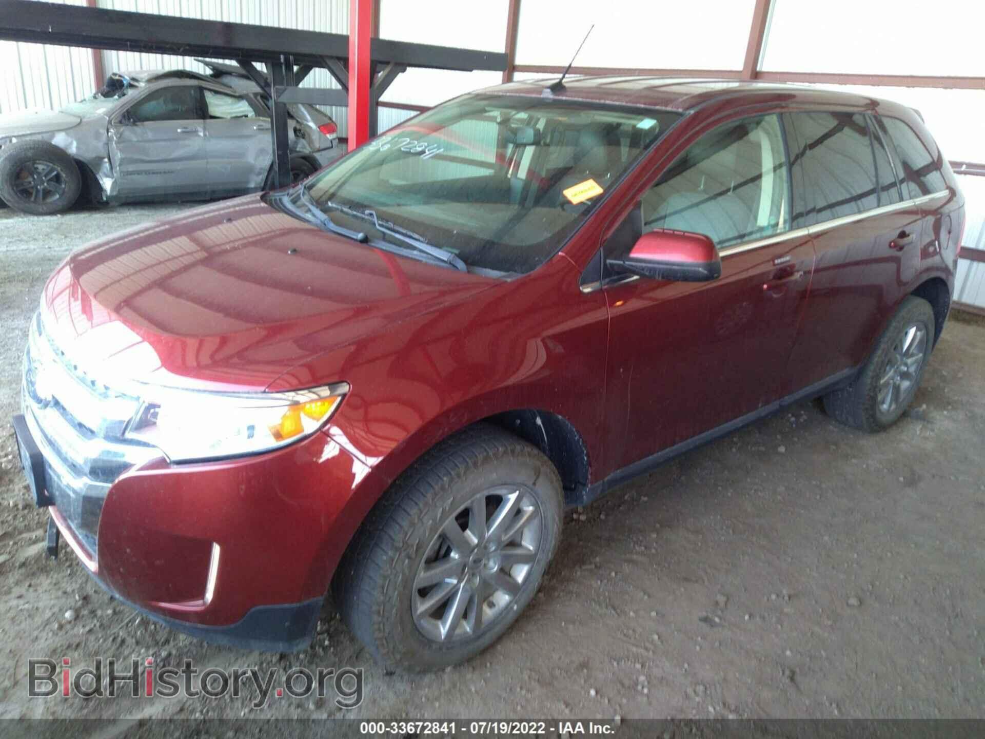 2014 FORD EDGE - VIN: 2FMDK4KC7EBA34495 - Фото 2