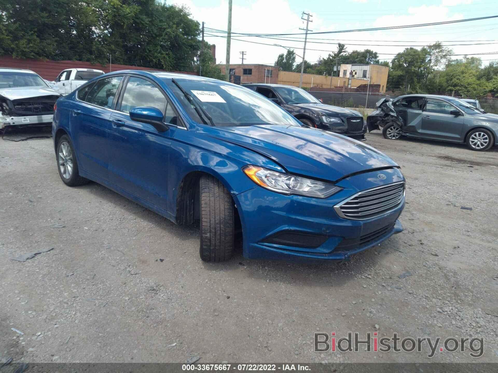 Photo 3FA6P0H73HR349307 - FORD FUSION 2017