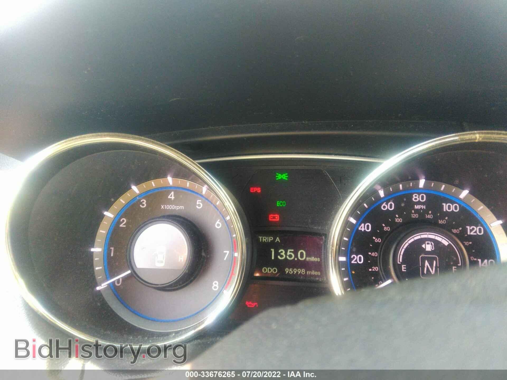 2012 HYUNDAI SONATA - VIN: 5NPEB4AC8CH310162 - Photo 7