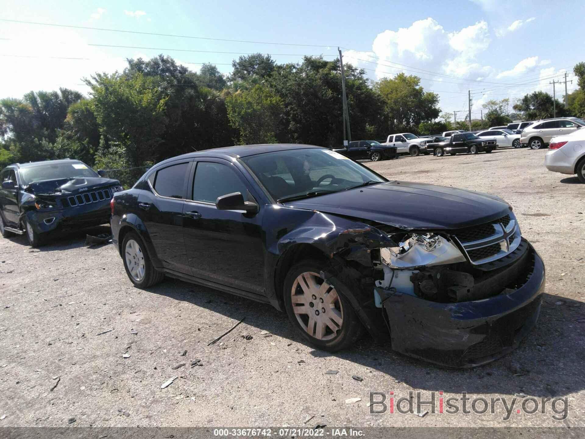 Фотография 1C3CDZABXEN154624 - DODGE AVENGER 2014