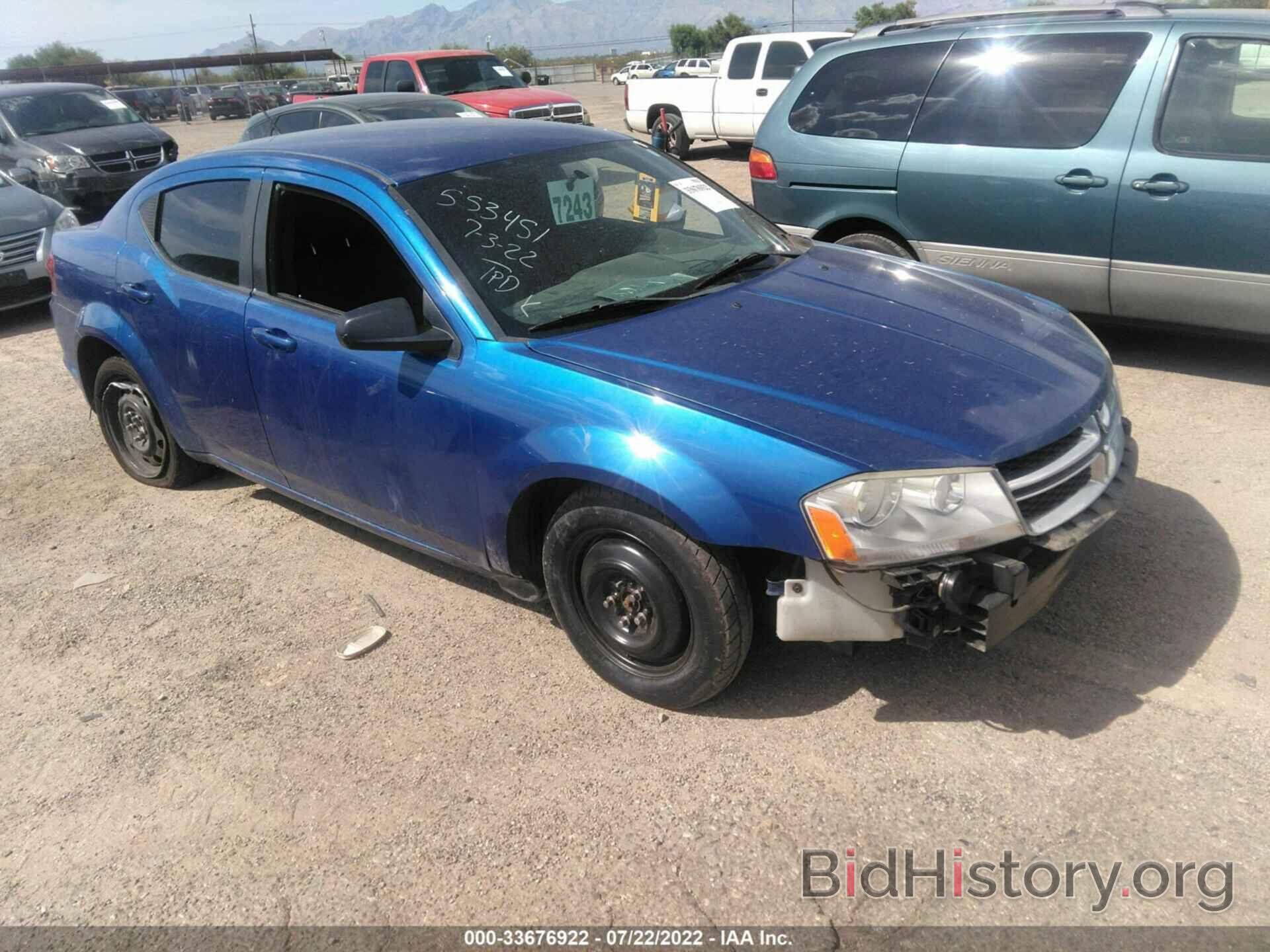 Photo 1C3CDZAB1EN201040 - DODGE AVENGER 2014