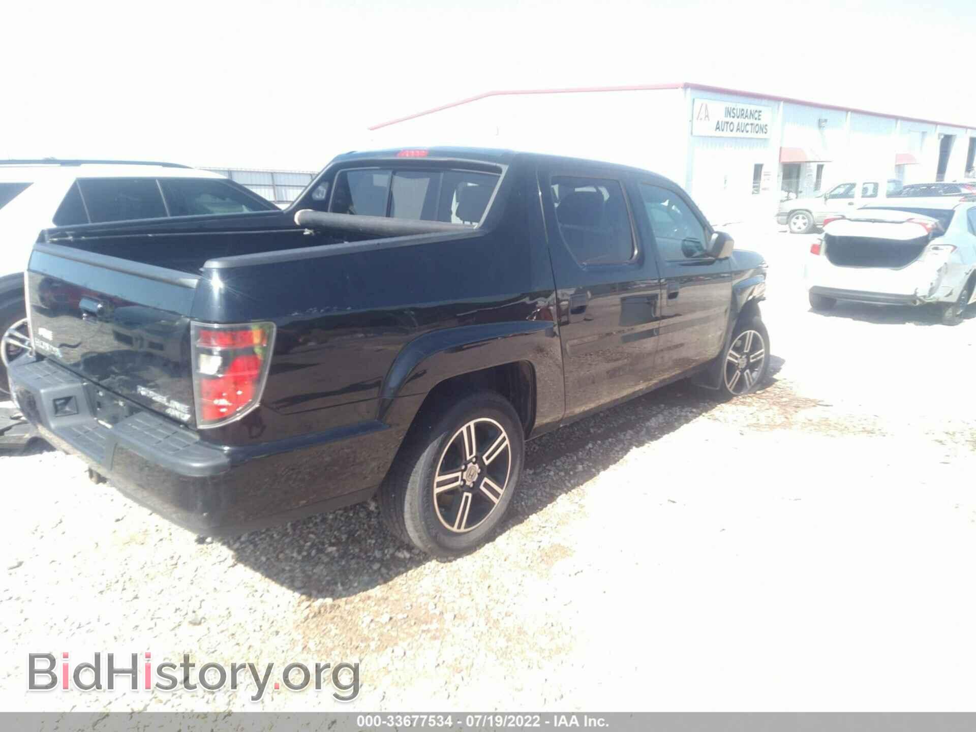 2013 HONDA RIDGELINE - VIN: 5FPYK1F73DB015730 - Фото 4