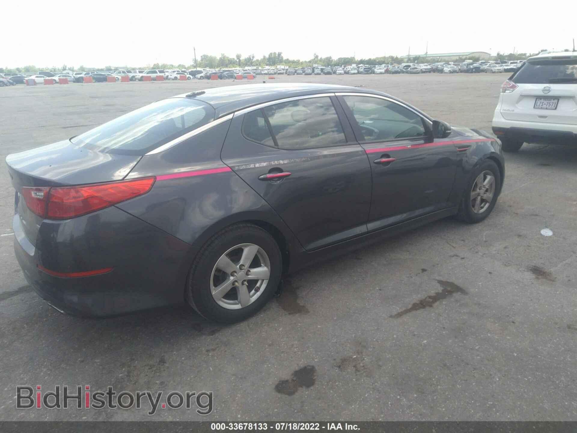 2015 KIA OPTIMA - VIN: KNAGM4A78F5620481 - Фото 4