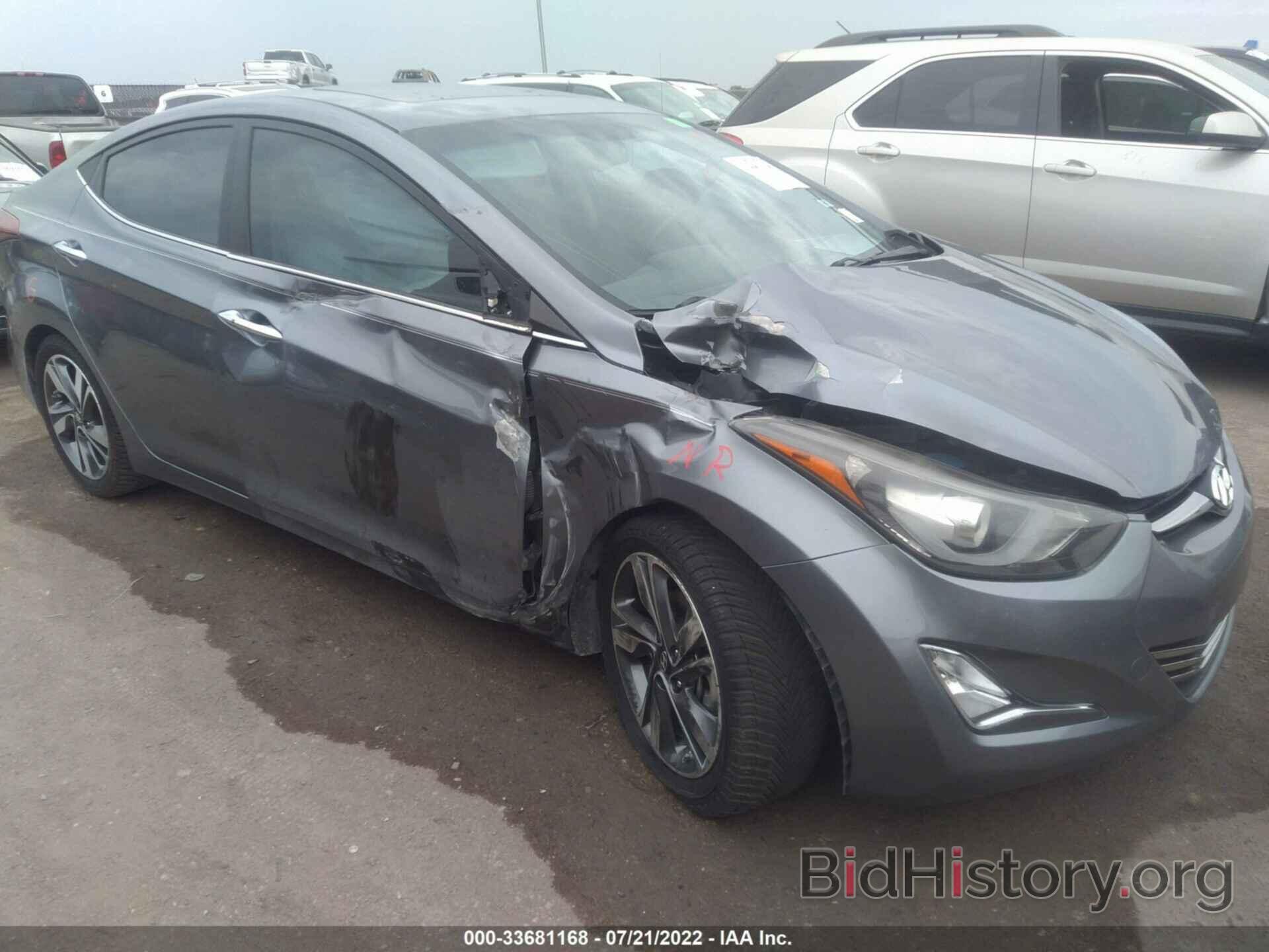 Photo KMHDH4AE6GU597715 - HYUNDAI ELANTRA 2016