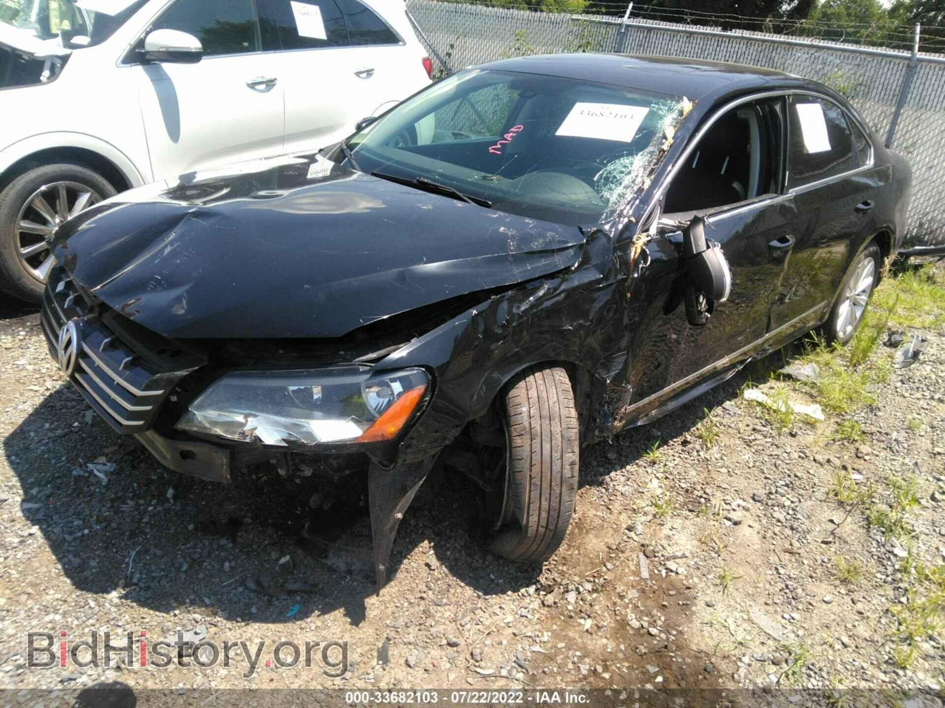2013 VOLKSWAGEN PASSAT - VIN: 1VWCP7A33DC087419 - Фото 2
