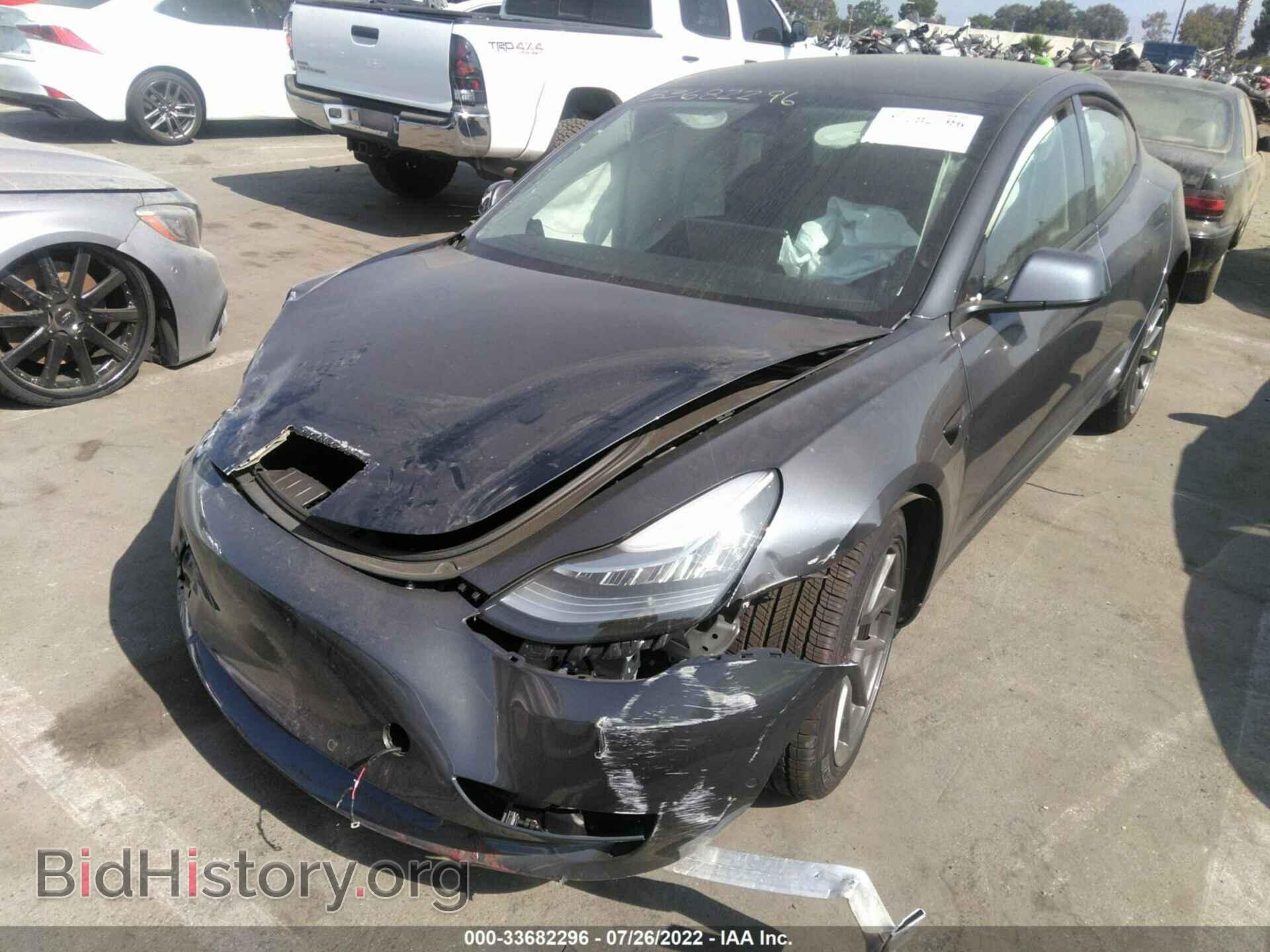 2022 TESLA MODEL 3 - VIN: 5YJ3E1EB7NF246325 - Фото 2