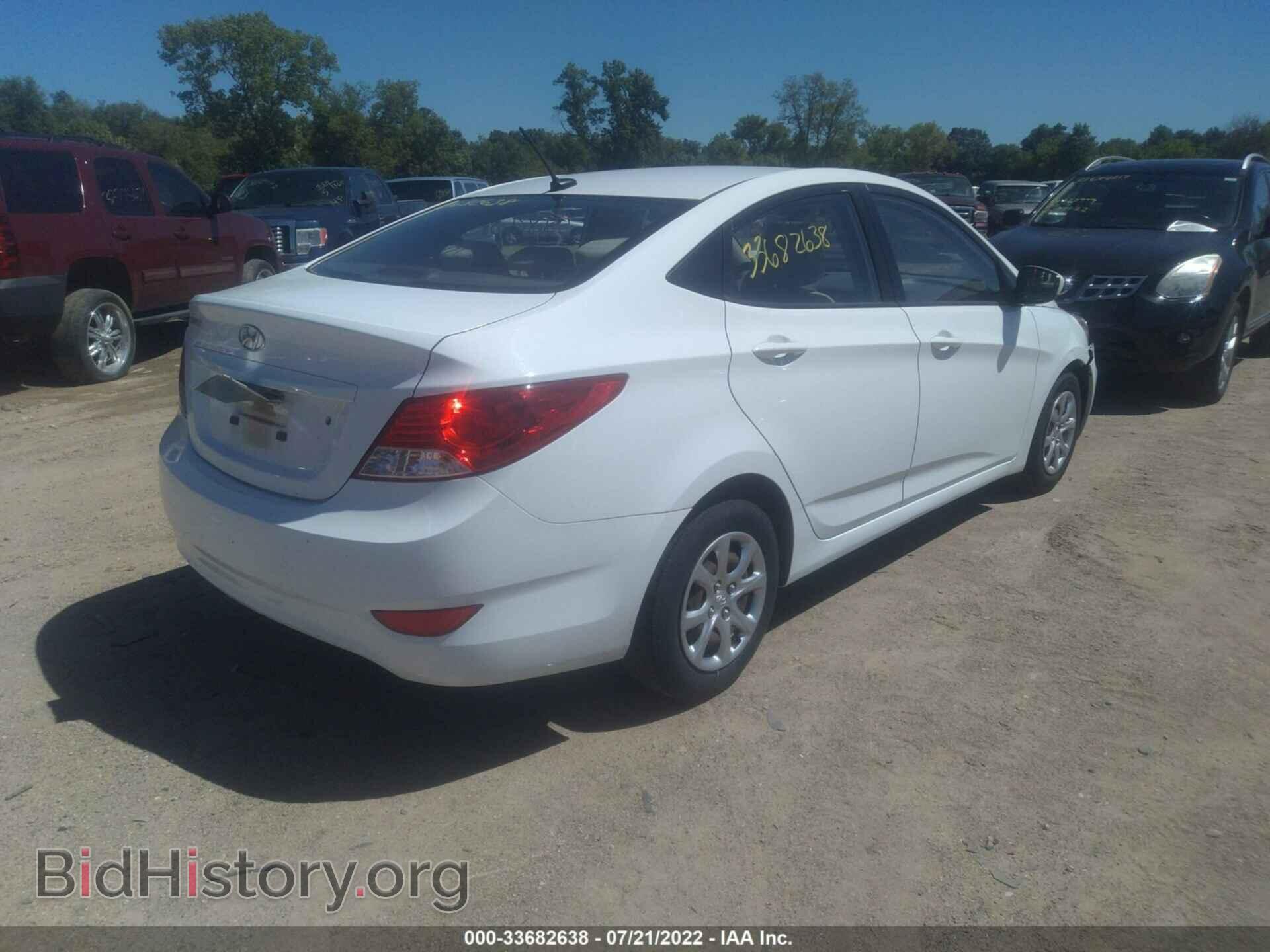 2013 HYUNDAI ACCENT - VIN: KMHCT4AE6DU529520 - Фото 4