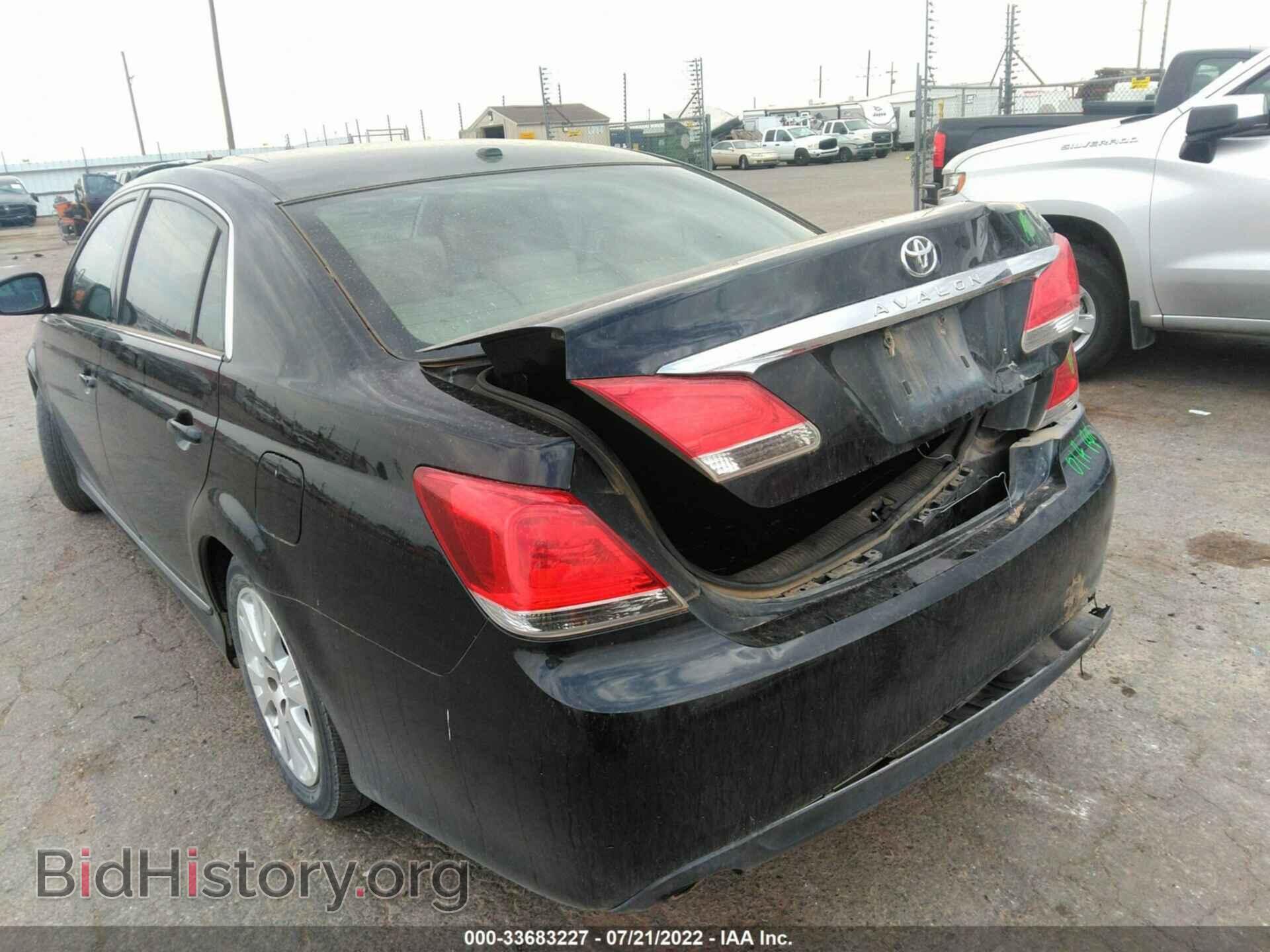 2011 TOYOTA AVALON - VIN: 4T1BK3DB4BU386607 - Фото 3