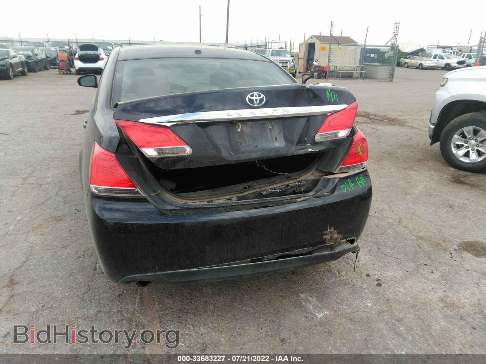 2011 TOYOTA AVALON - VIN: 4T1BK3DB4BU386607 - Фото 6