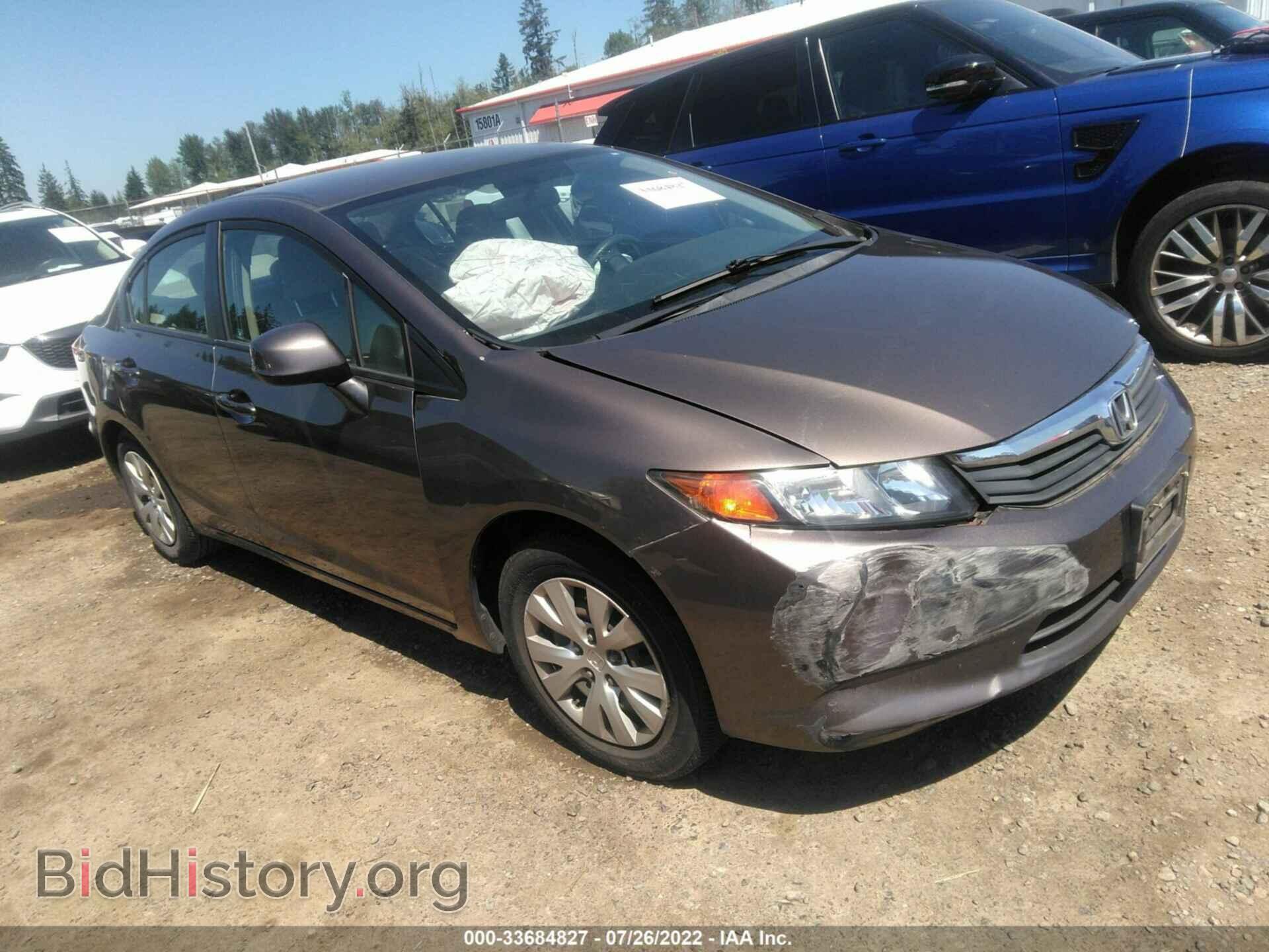 Photo 2HGFB2F53CH572765 - HONDA CIVIC SDN 2012