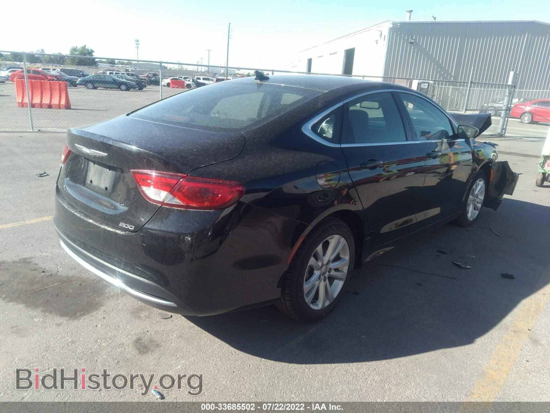 2016 CHRYSLER 200 - VIN: 1C3CCCAB1GN128075 - Фото 4