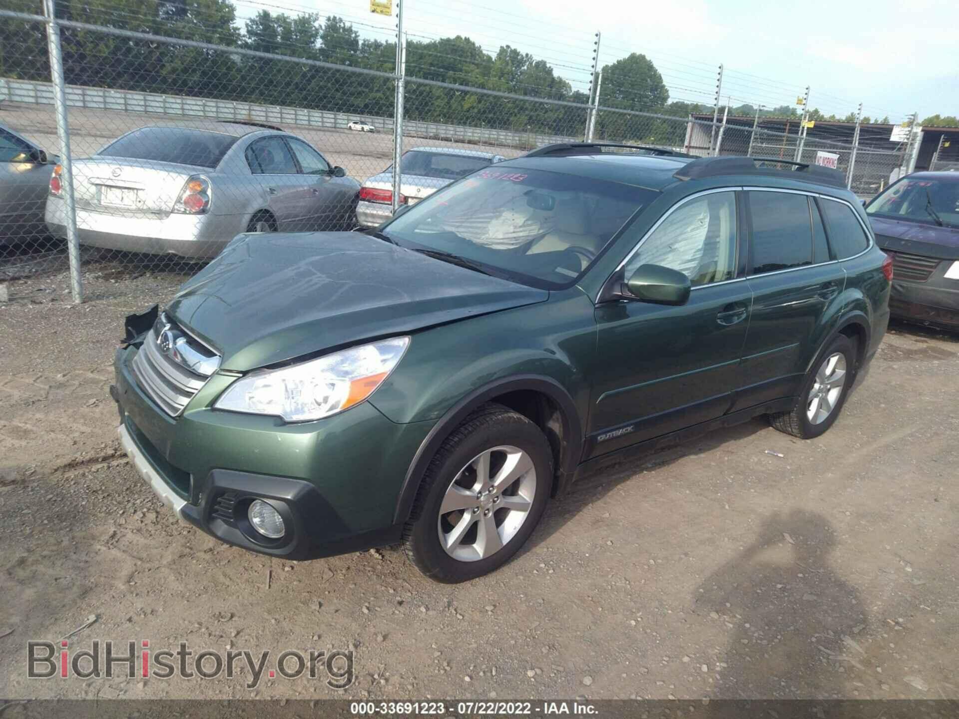 2014 SUBARU OUTBACK - VIN: 4S4BRBLC7E3279304 - Фото 2