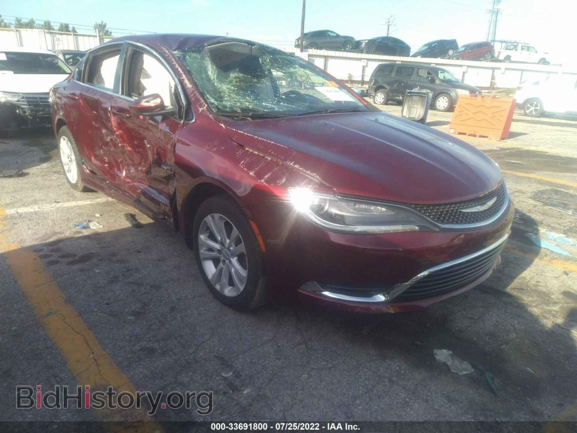Фотография 1C3CCCAB3GN162826 - CHRYSLER 200 2016