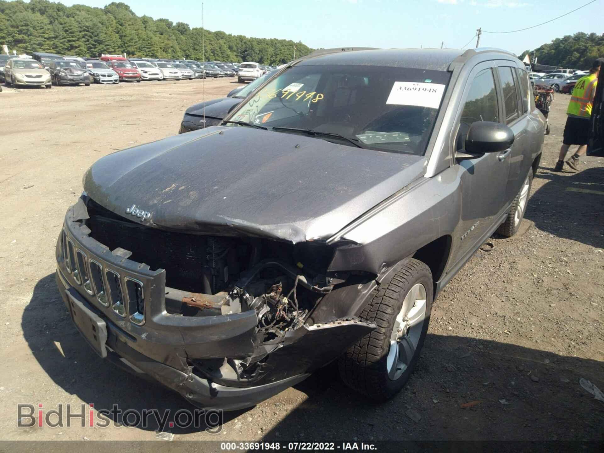 2013 JEEP COMPASS - VIN: 1C4NJDEB2DD129179 - Фото 2