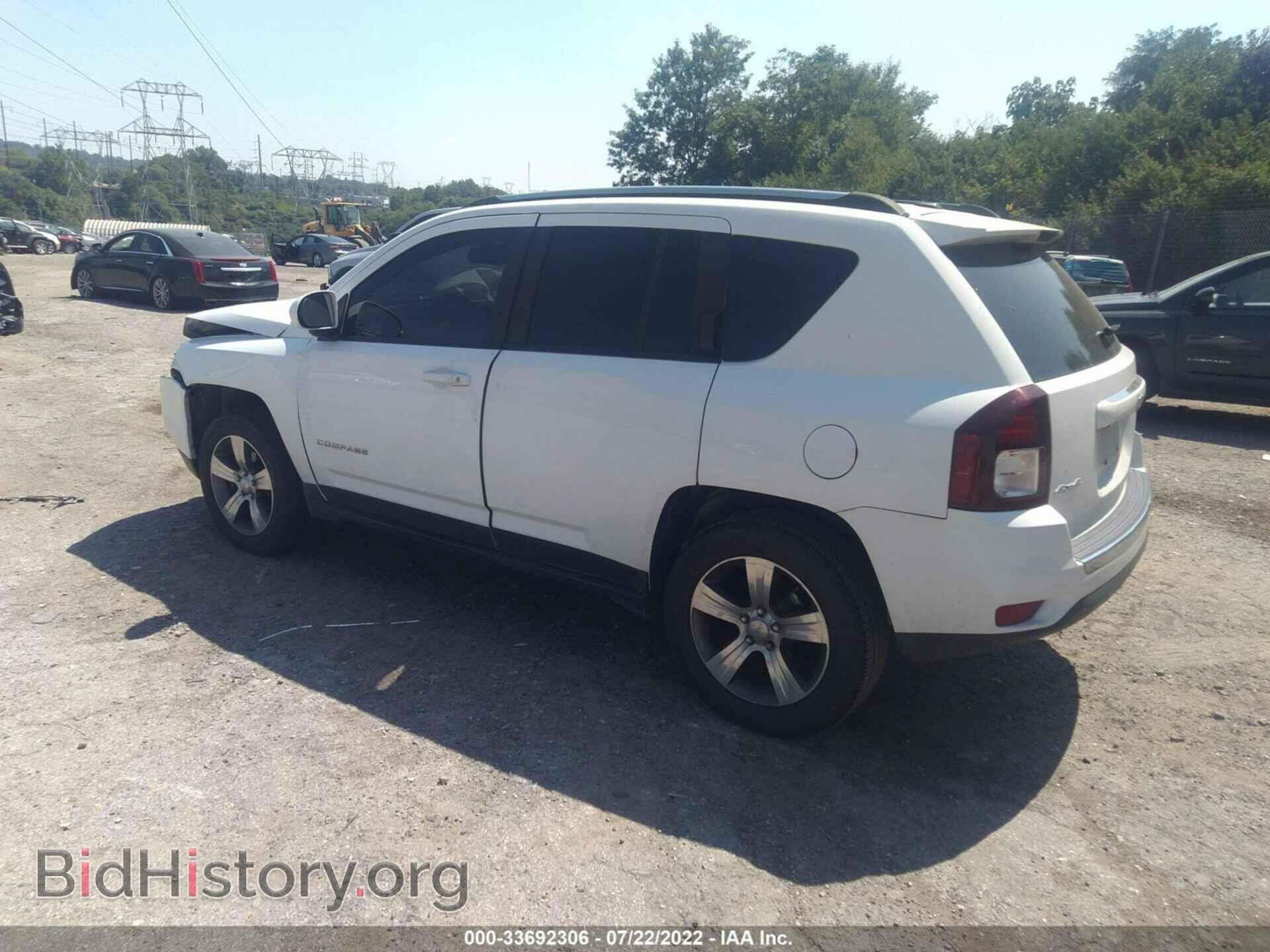 2016 JEEP COMPASS - VIN: 1C4NJDEB8GD664036 - Фото 3
