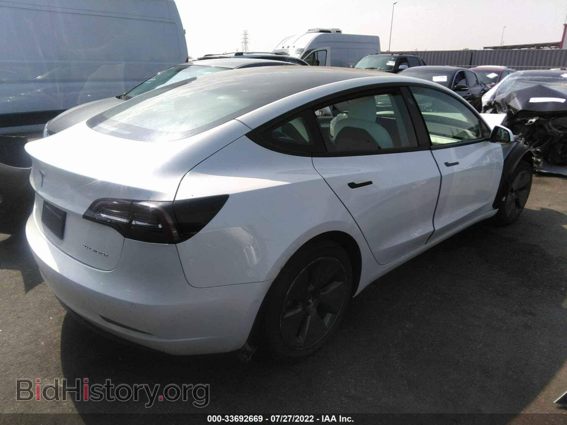 2022 TESLA MODEL 3 - VIN: 5YJ3E1EB8NF251999 - Photo 4