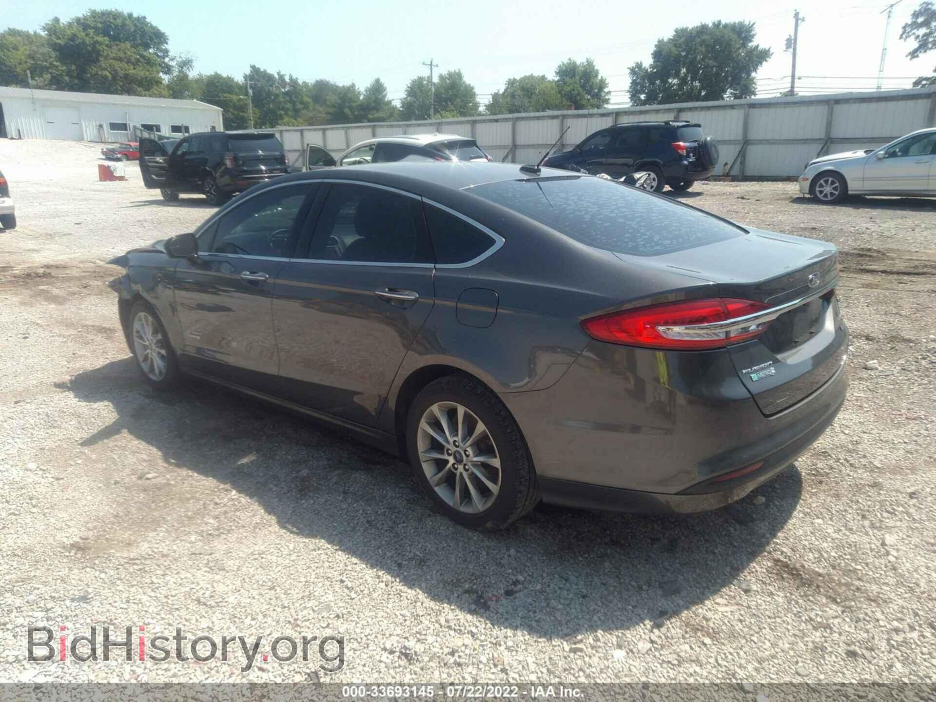 2017 FORD FUSION ENERGI - VIN: 3FA6P0PUXHR373529 - Фото 3