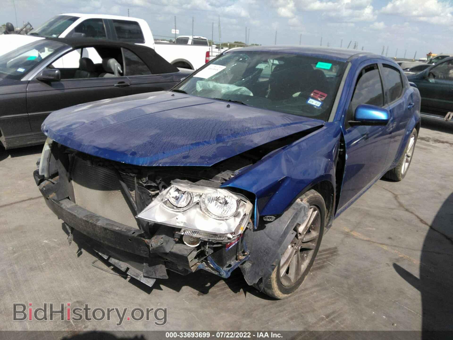 2012 DODGE AVENGER - VIN: 1C3CDZCB1CN182838 - Фото 2