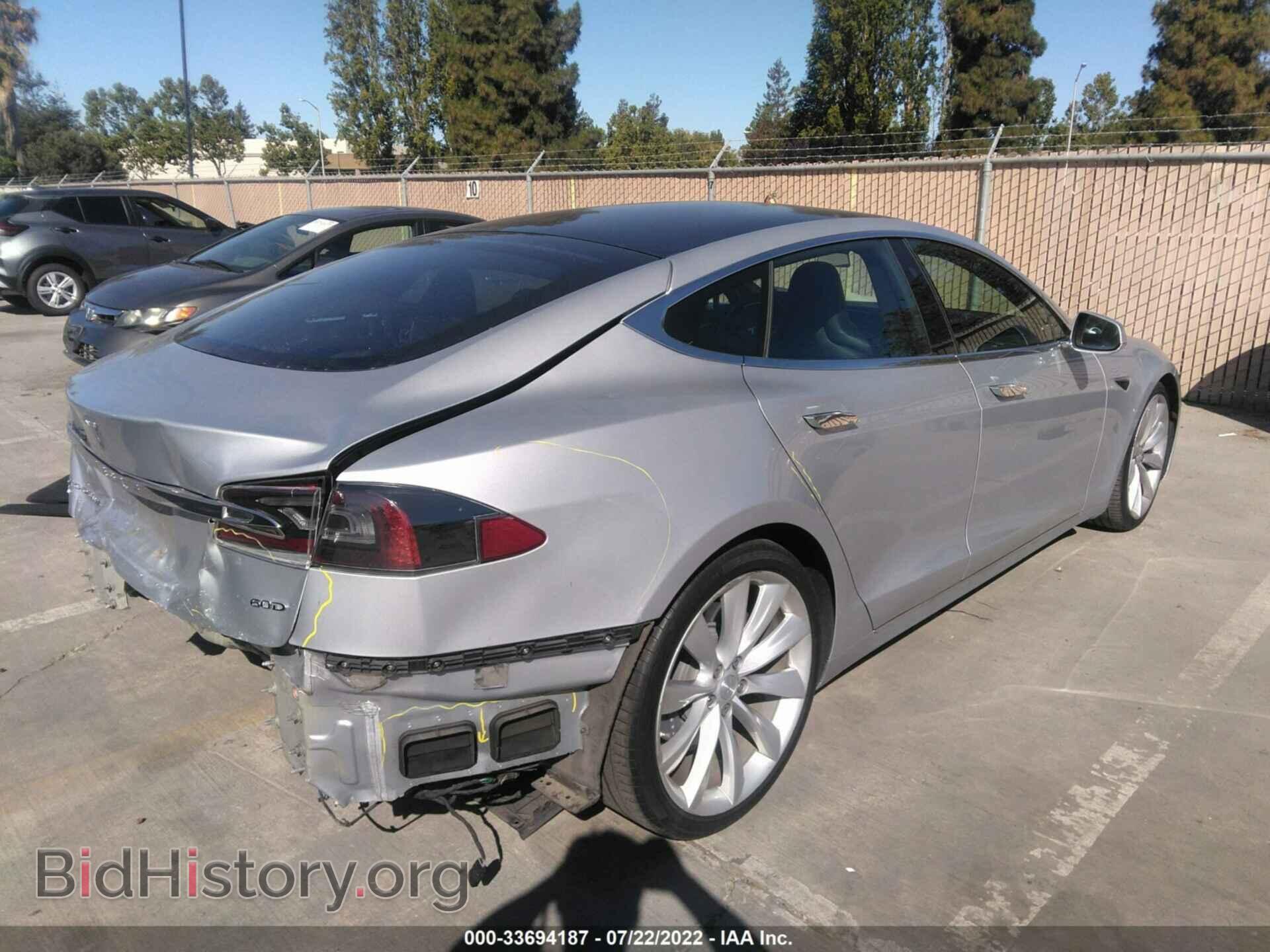 2016 TESLA MODEL S - VIN: 5YJSA1E22GF176629 - Фото 4