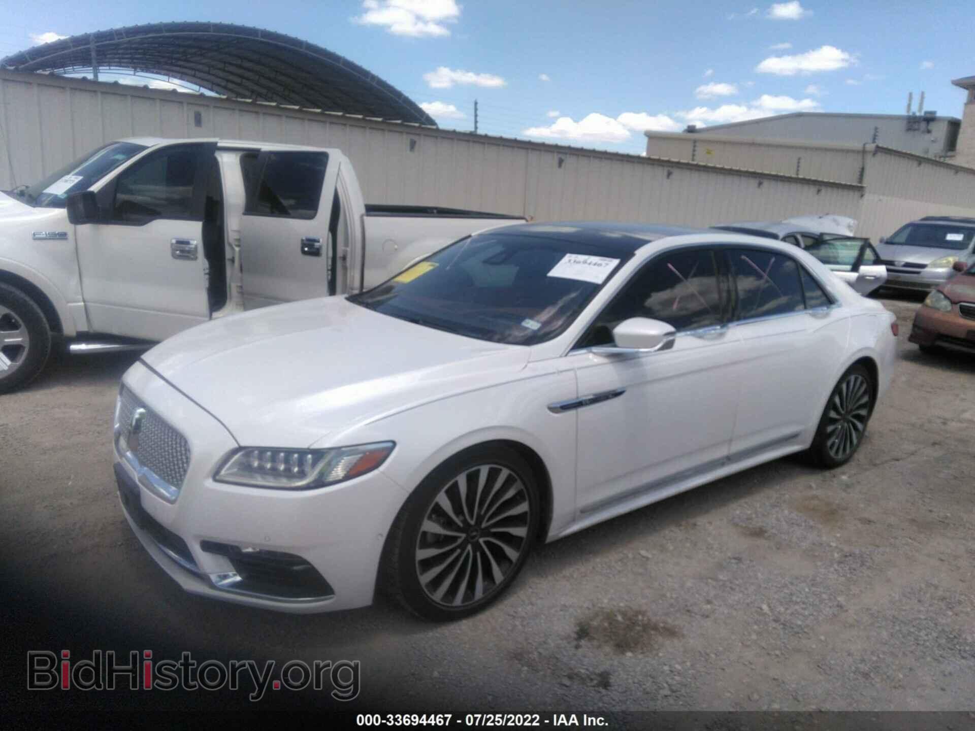 2017 LINCOLN CONTINENTAL - VIN: 1LN6L9BC2H5637687 - Фото 2