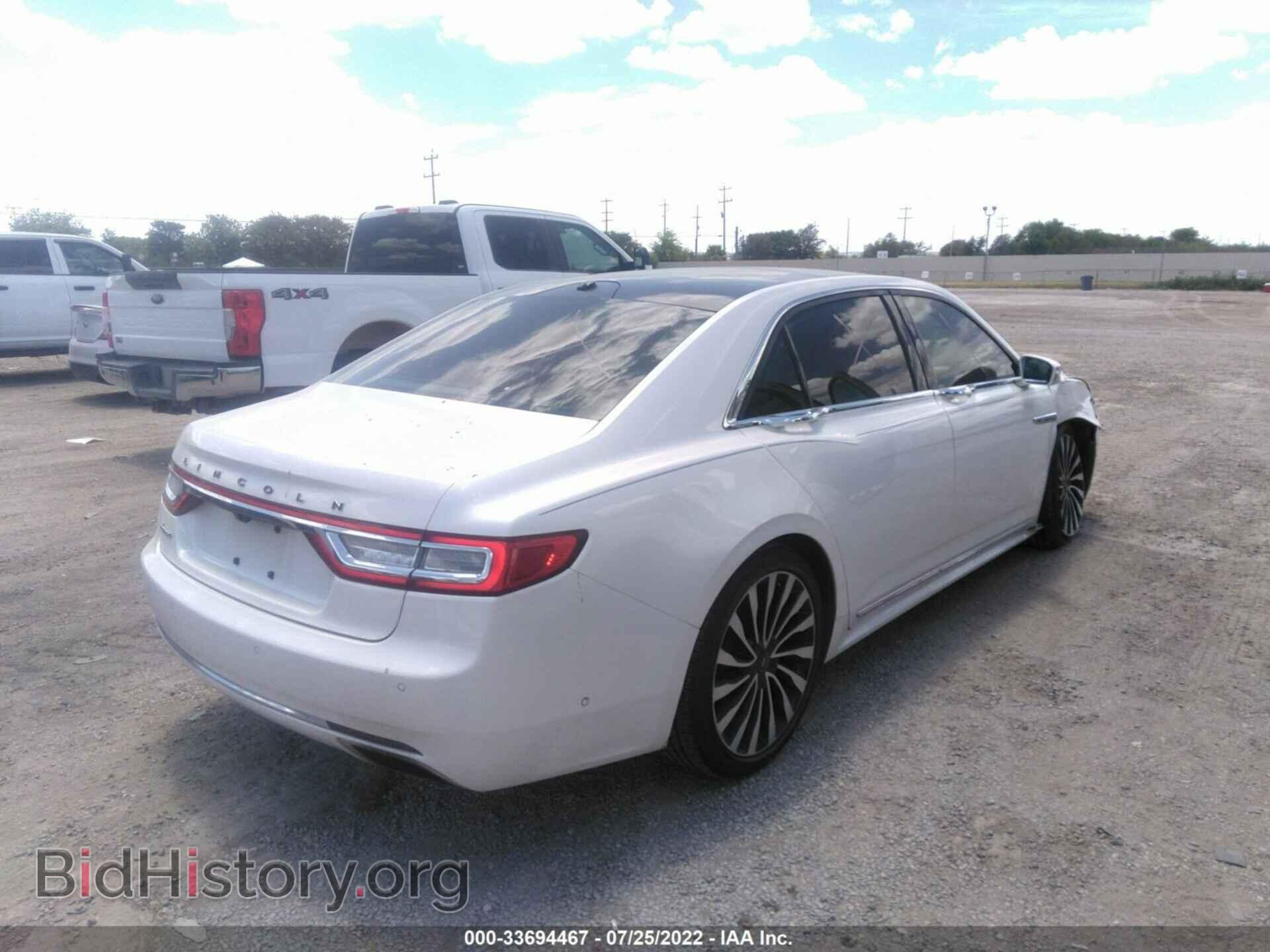 2017 LINCOLN CONTINENTAL - VIN: 1LN6L9BC2H5637687 - Фото 4