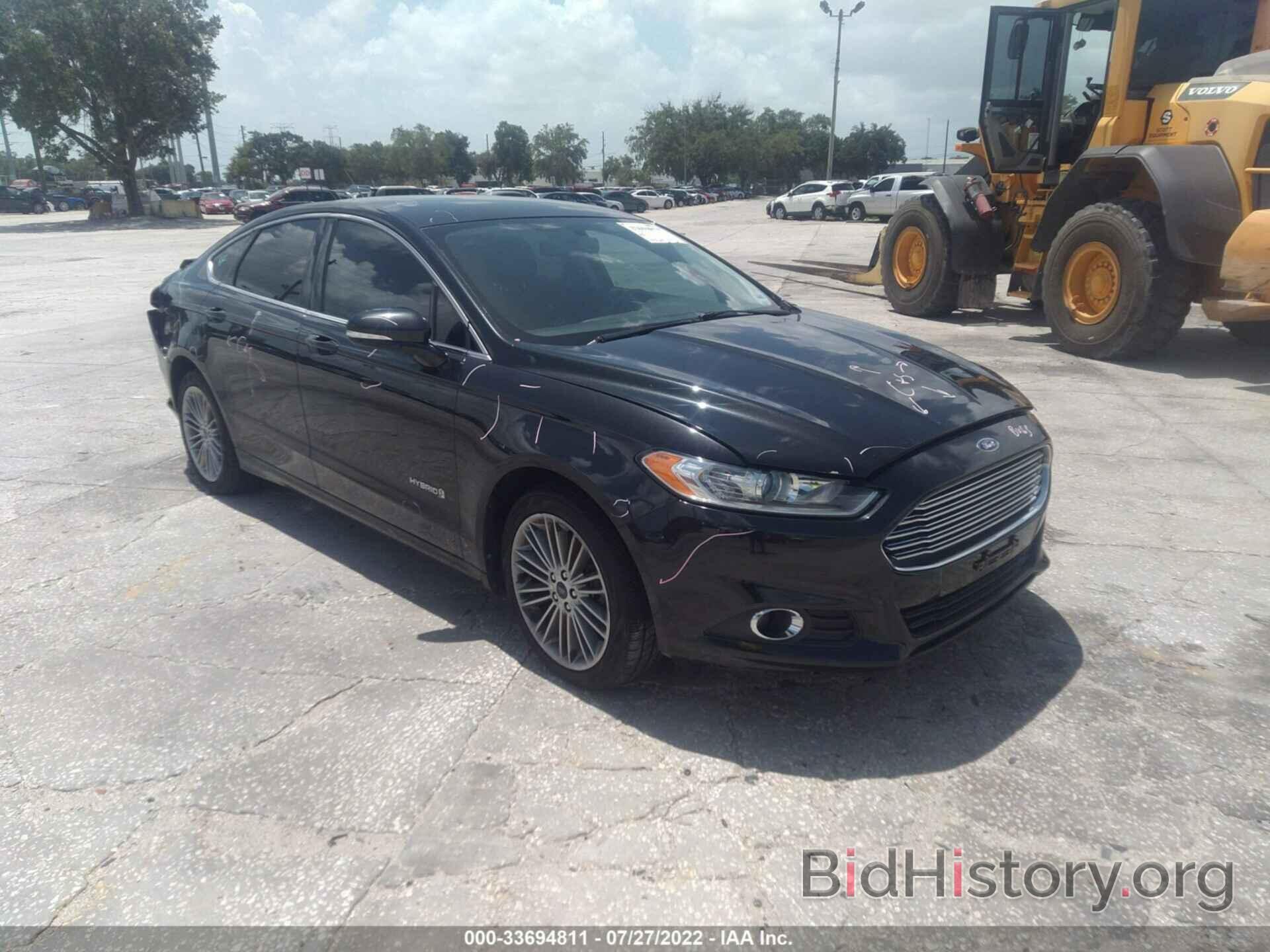 Photo 3FA6P0LU8DR351979 - FORD FUSION 2013